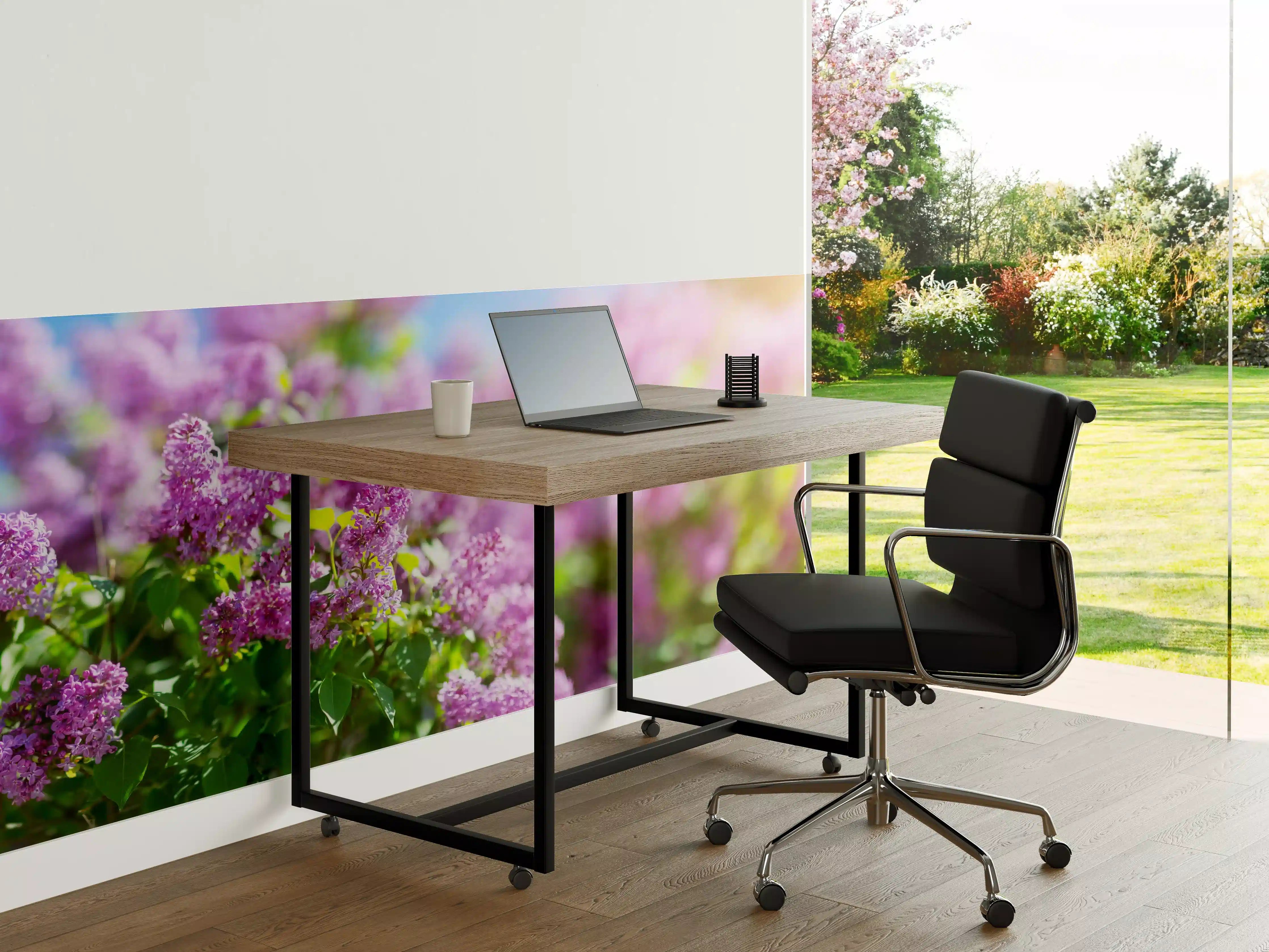 Büro Wandgestaltung - Blumen blühen auf im Frühling