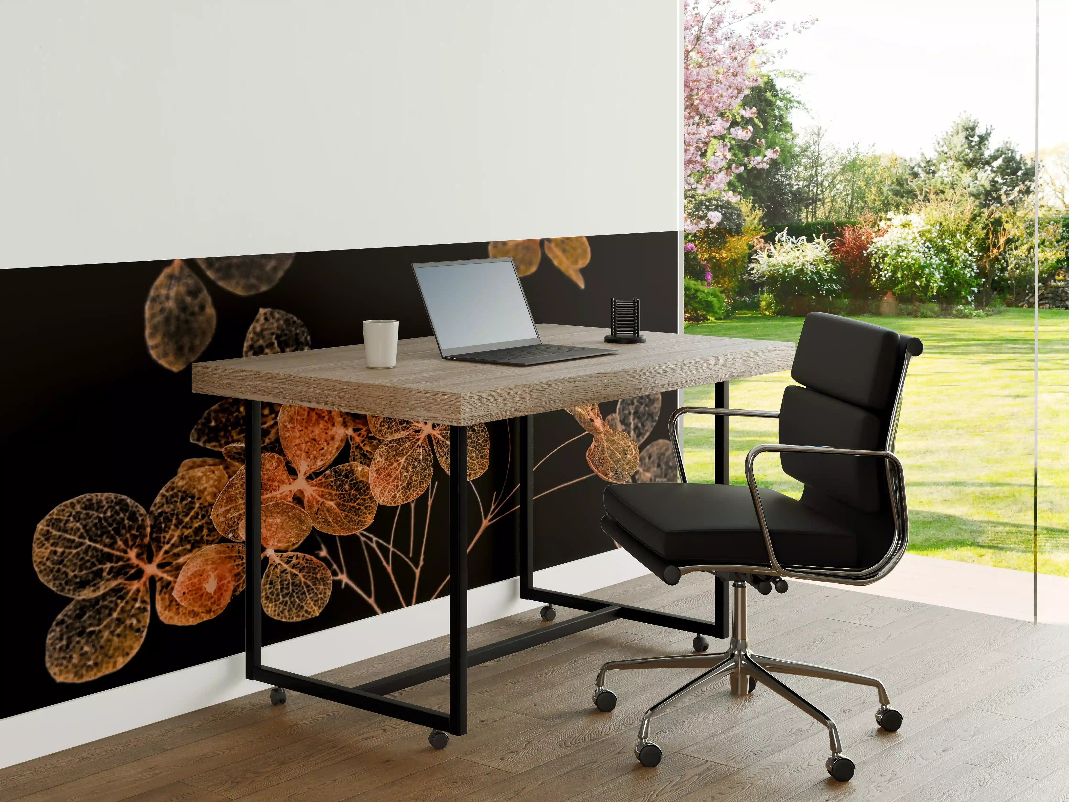 Büro Wandgestaltung - Blumen im Detail - grafik