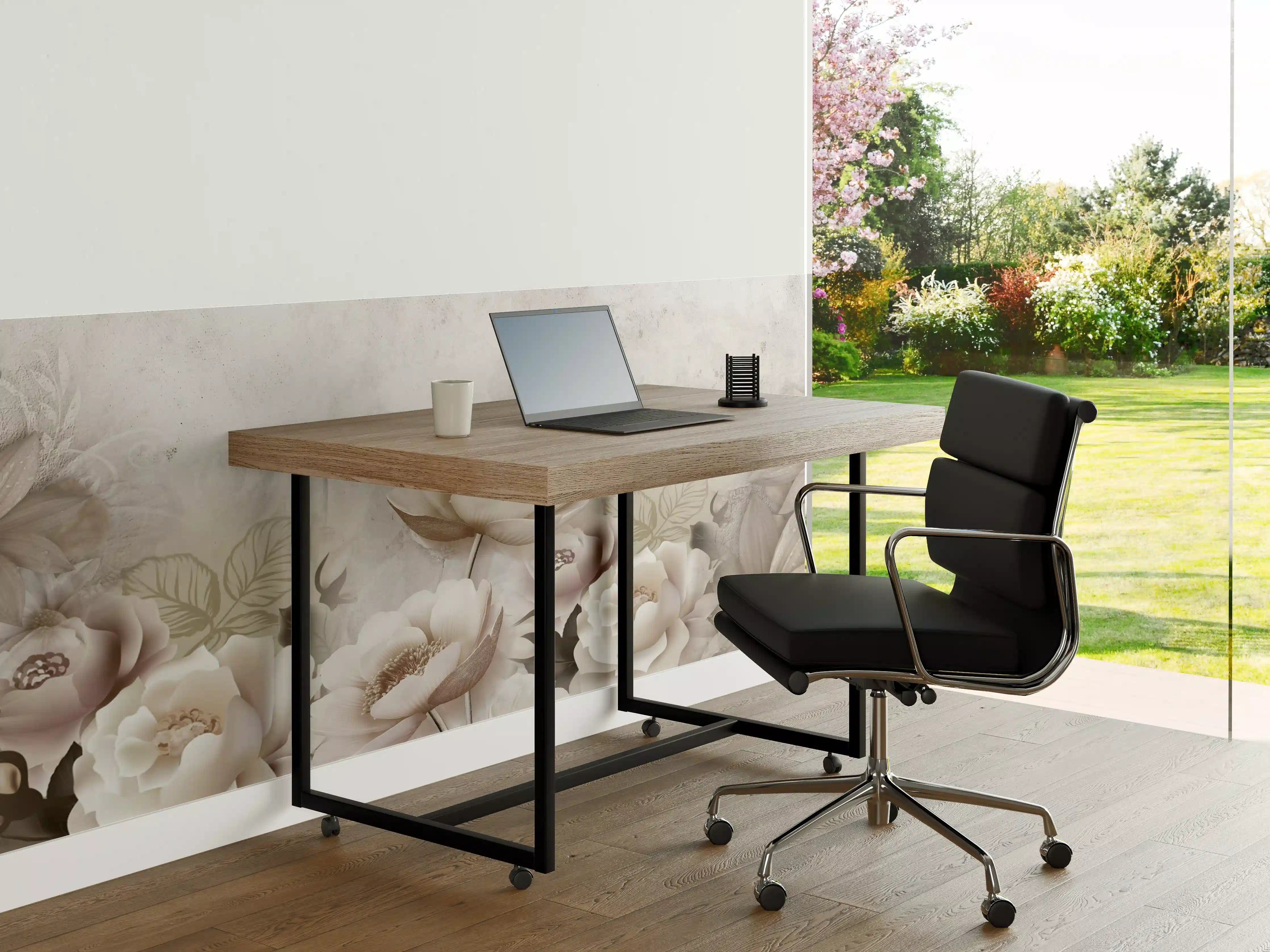 Büro Wandgestaltung - Blumengemälde