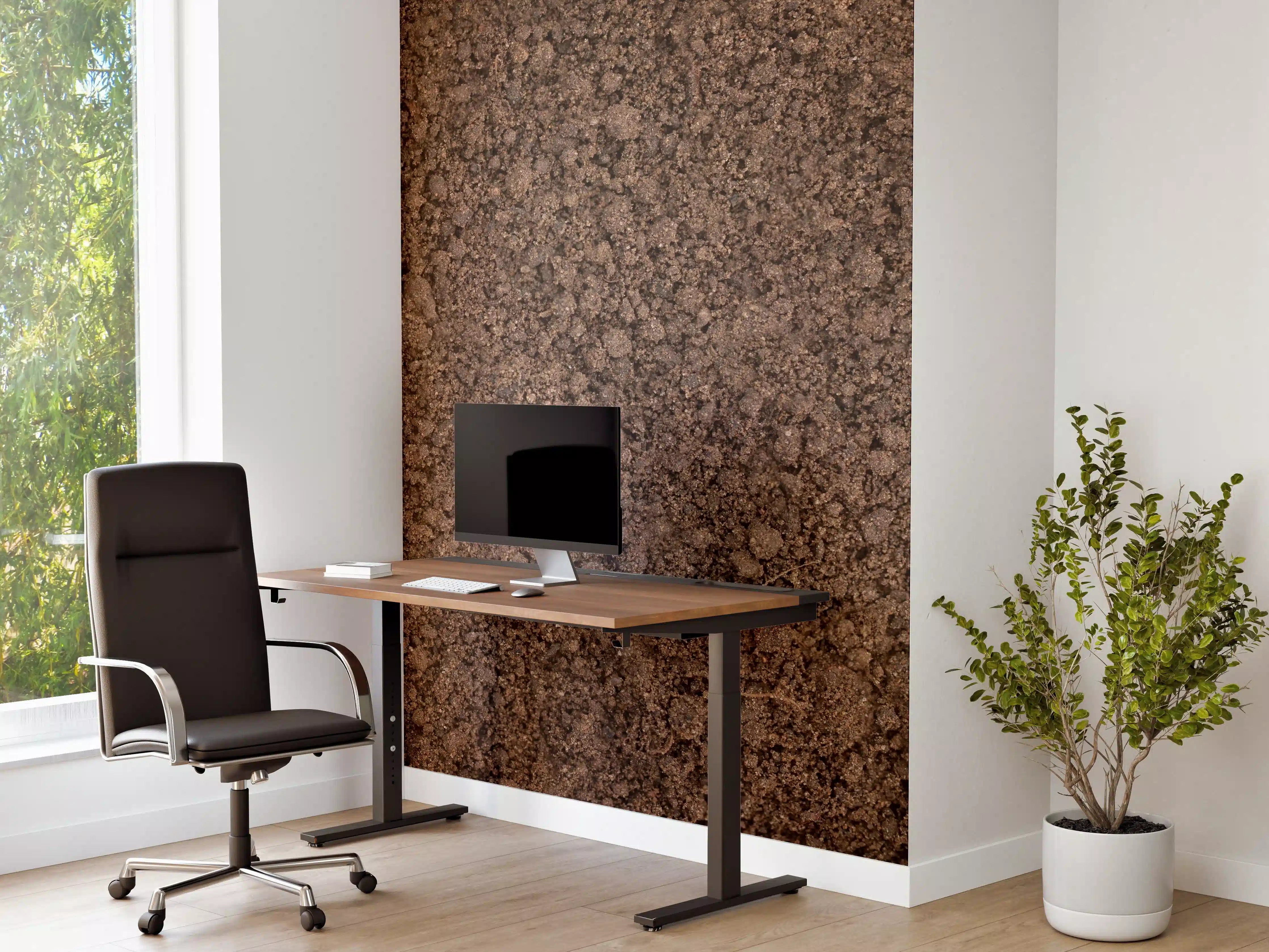 Büro Wandgestaltung - Bodentextur in Nahaufnahme