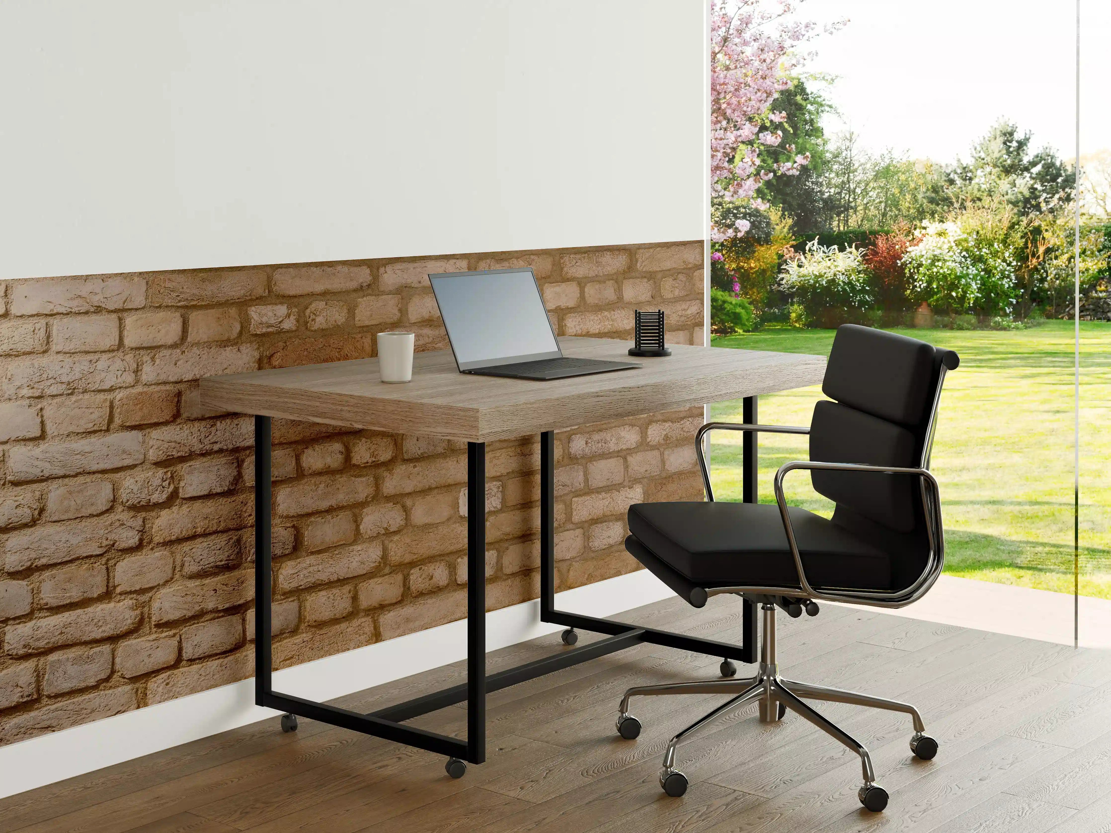 Büro Wandgestaltung - Braune Backsteinmauer Textur