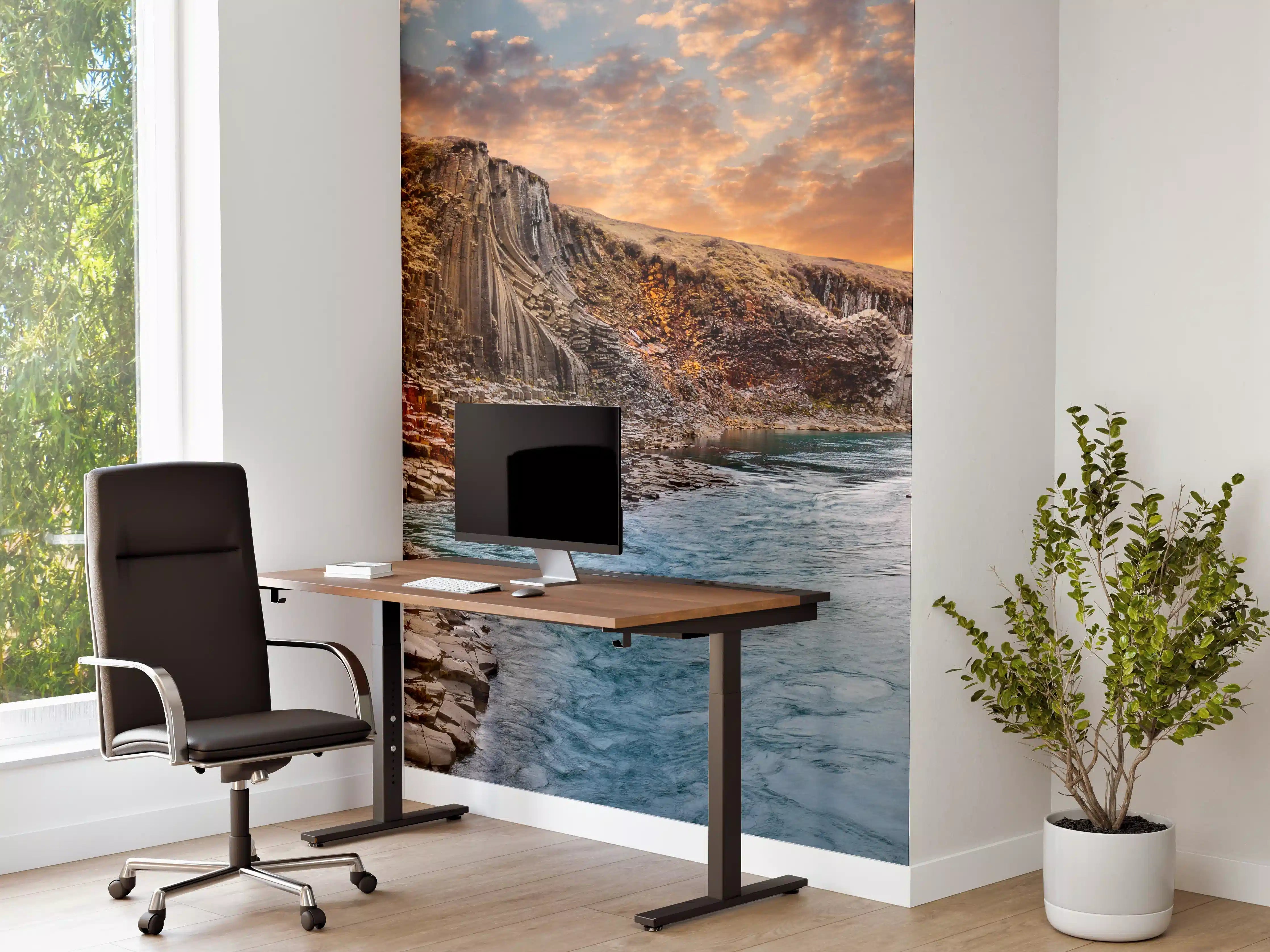 Büro Wandgestaltung - Brillante Aussicht auf die Basaltschlucht