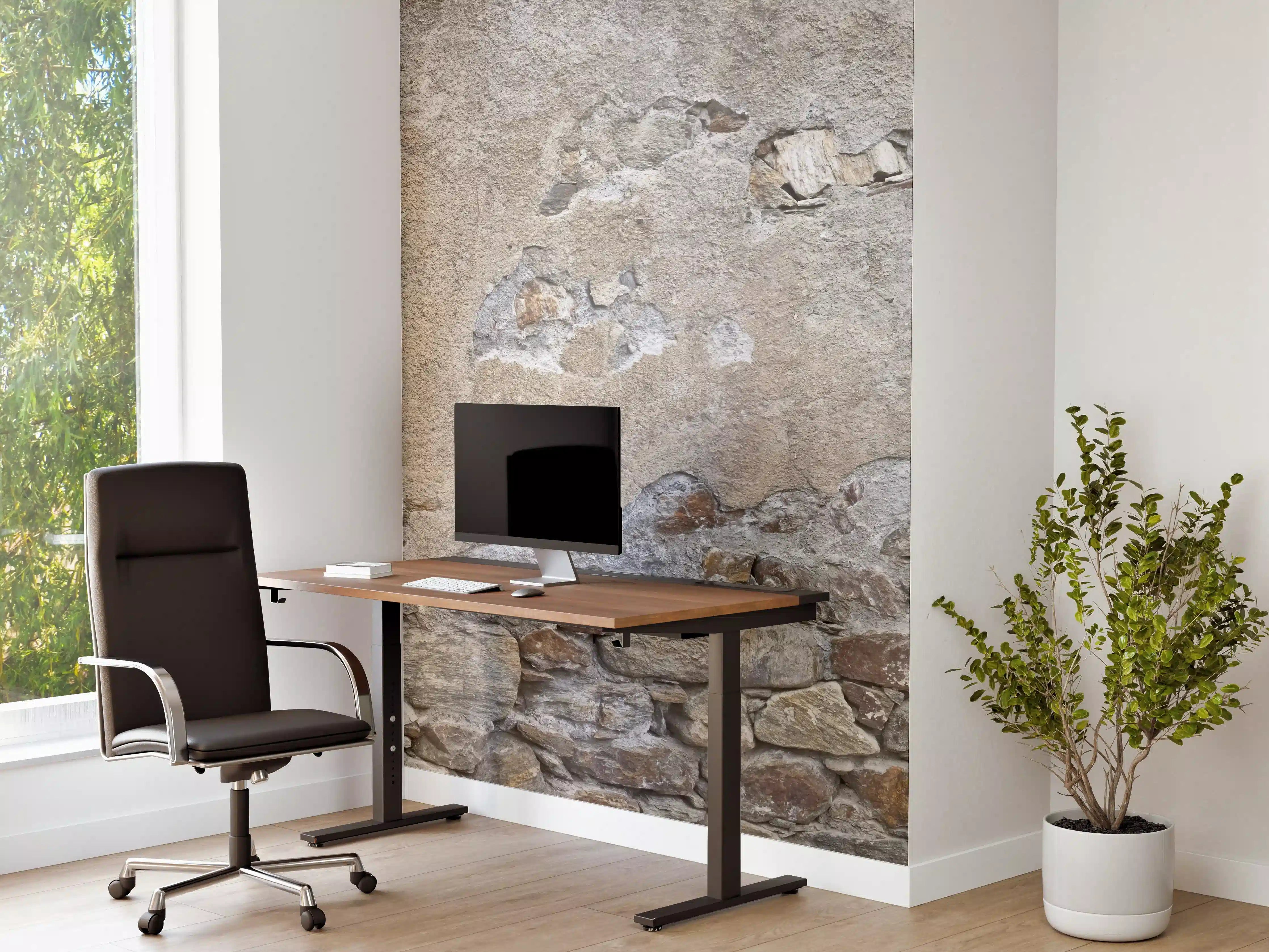 Büro Wandgestaltung - Bröckelnde Hausmauer in Südtirol