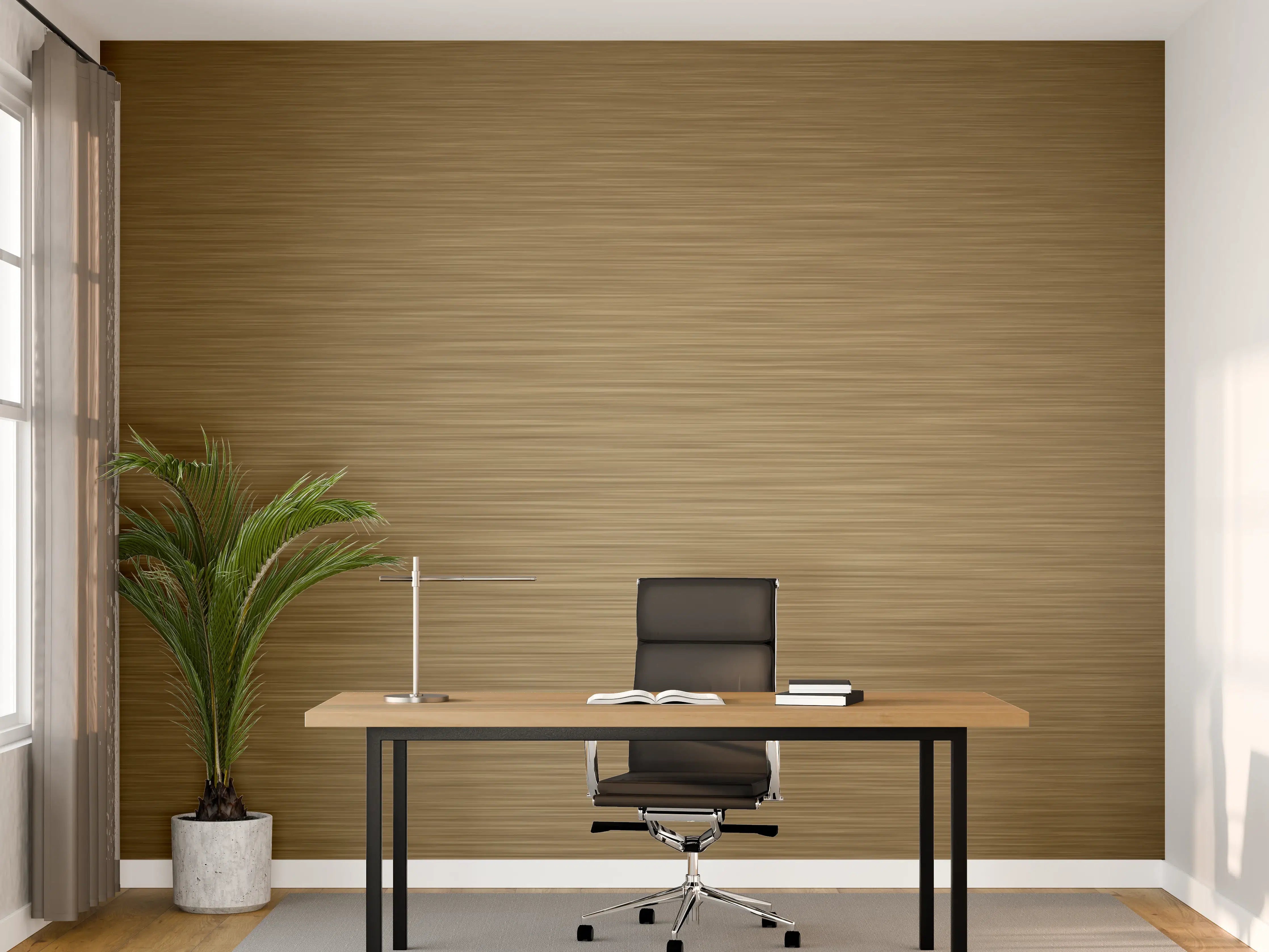 Büro Wandgestaltung - Bronze - ALU Prime - Metall Gebürstet