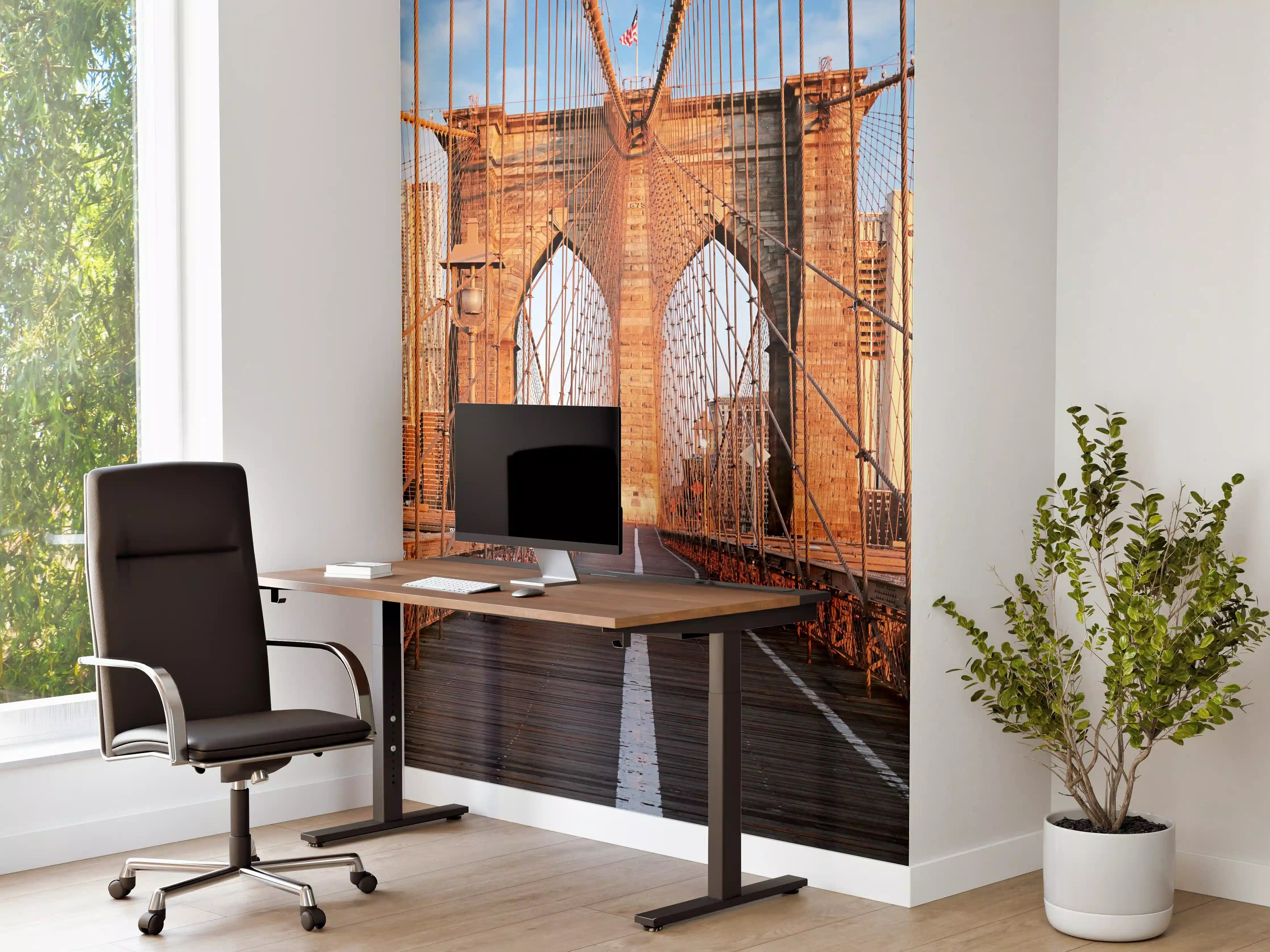 Büro Wandgestaltung - Brooklyn Bridge bei Sonnenaufgang