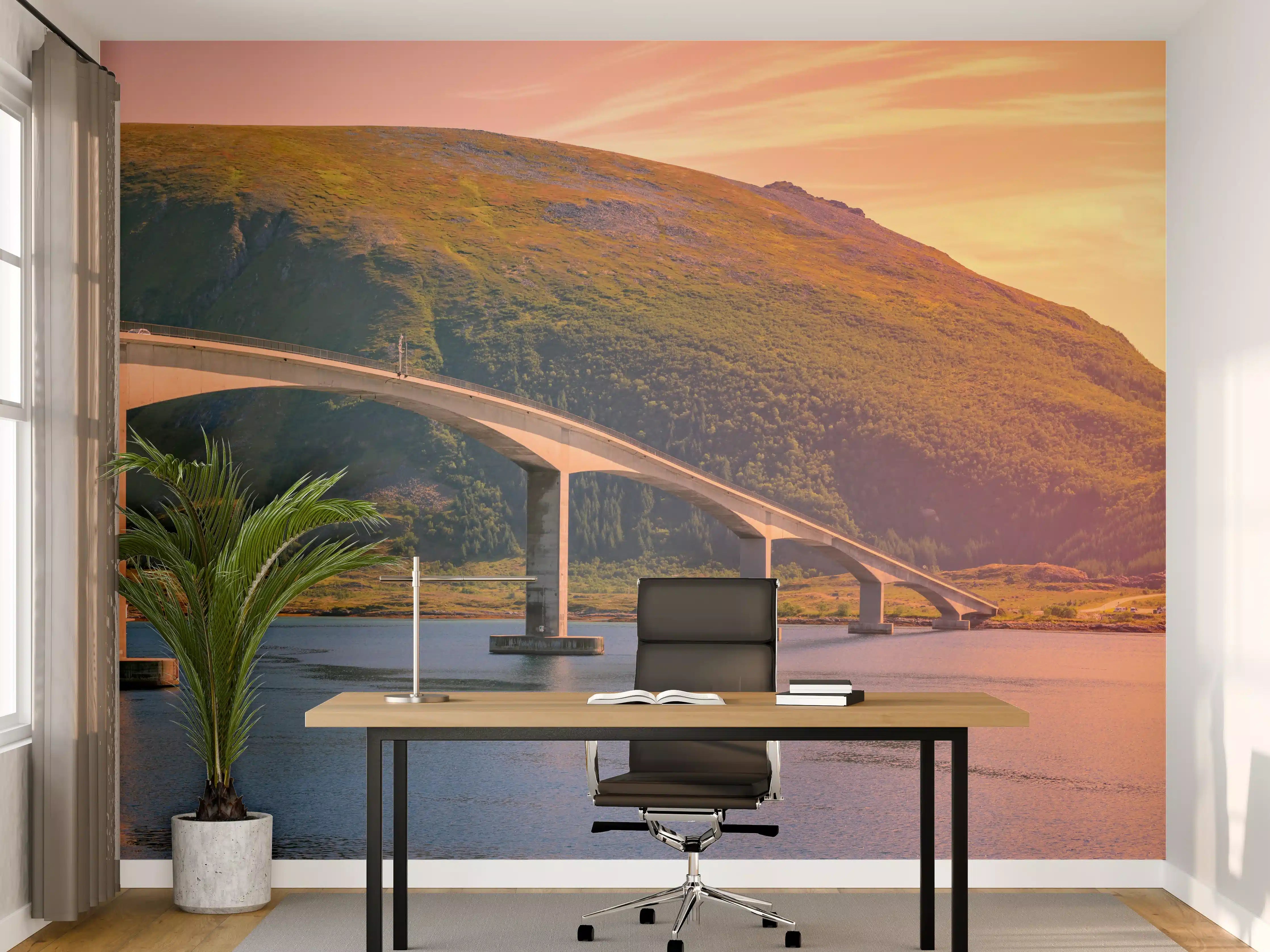 Büro Wandgestaltung - Brückenstraße in Norwegen