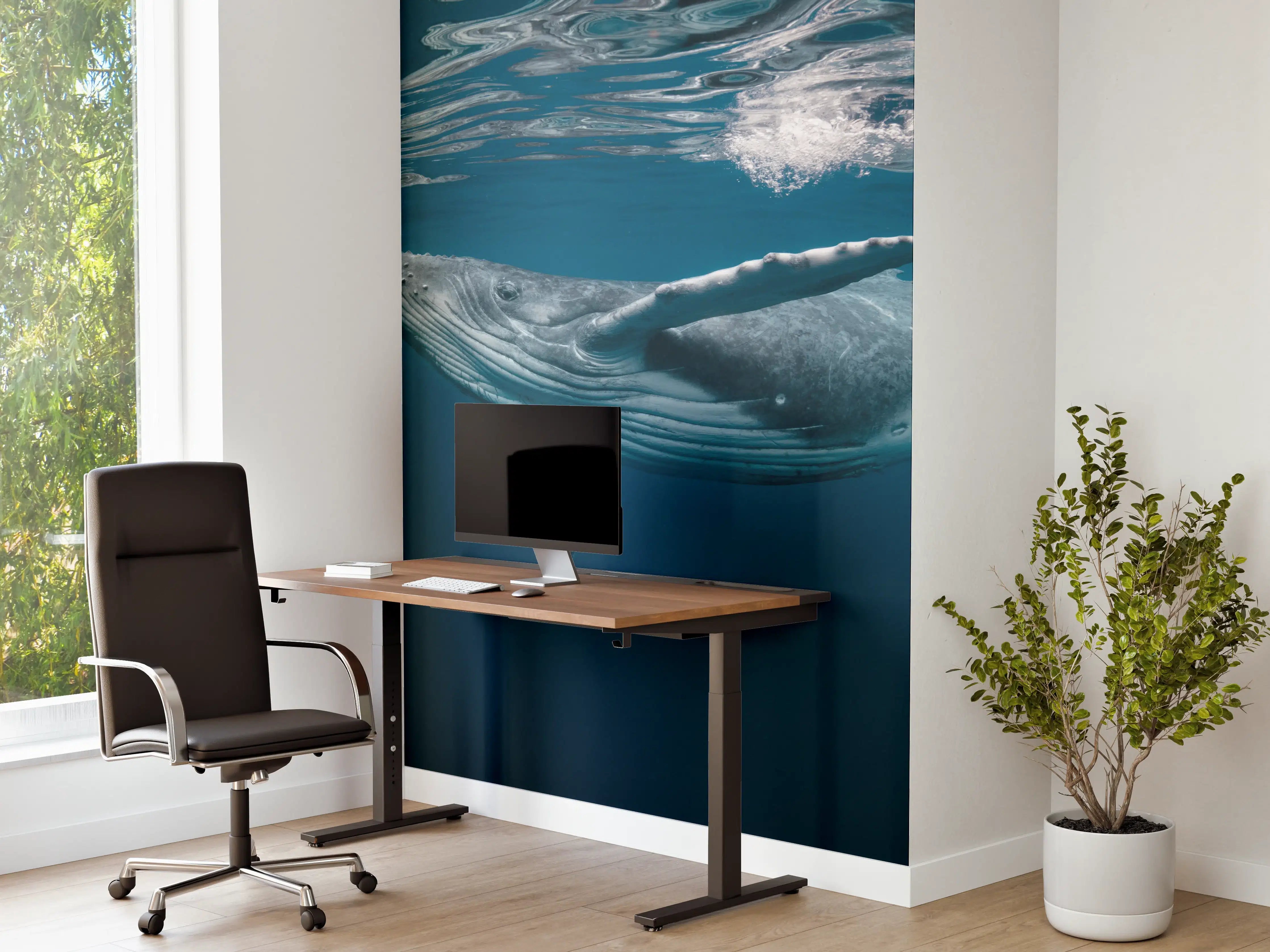 Büro Wandgestaltung - Buckelbaby - nähe Wasseroberfläche