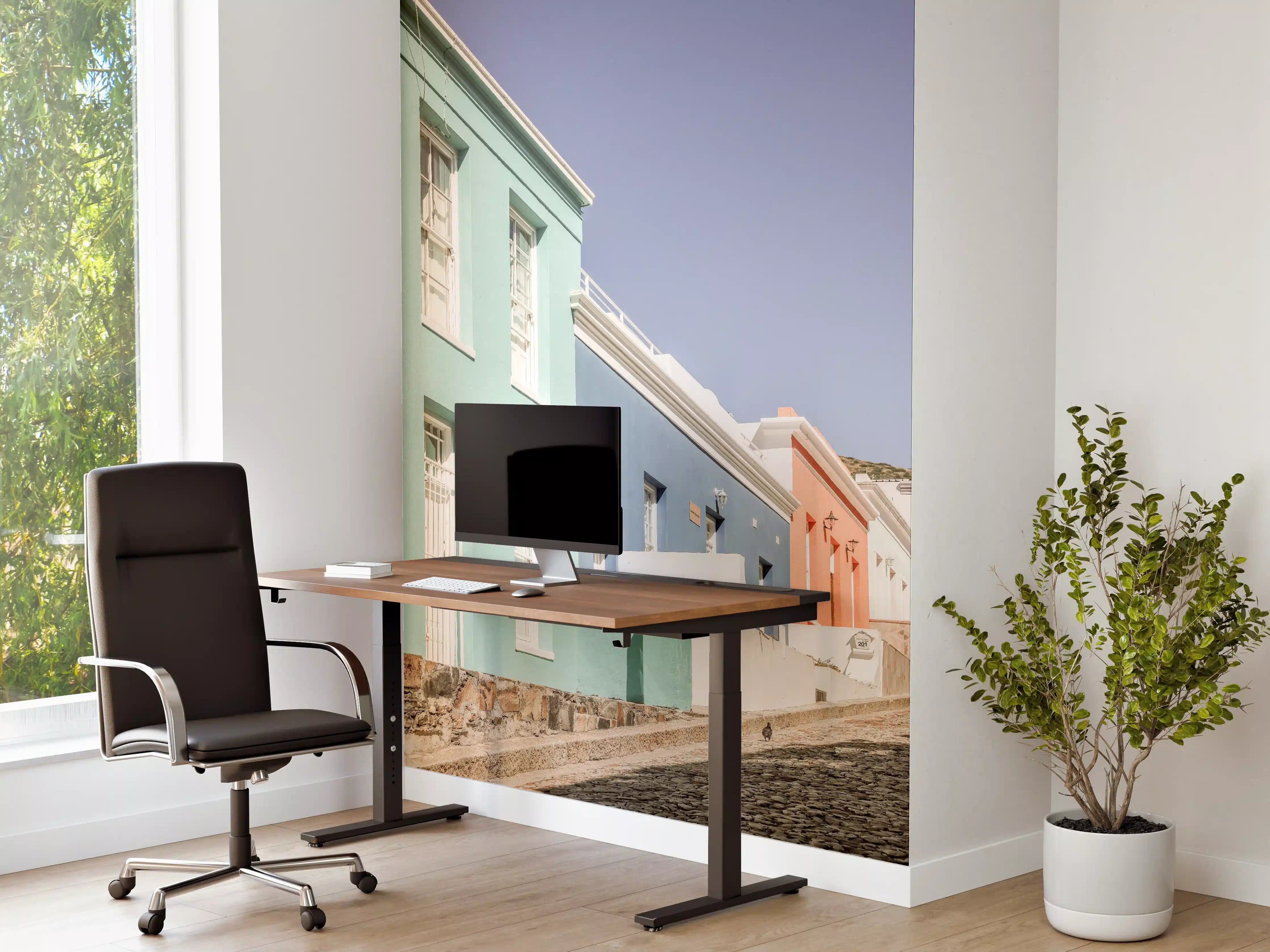 Büro Wandgestaltung - Bunte Fassaden Stadtviertel