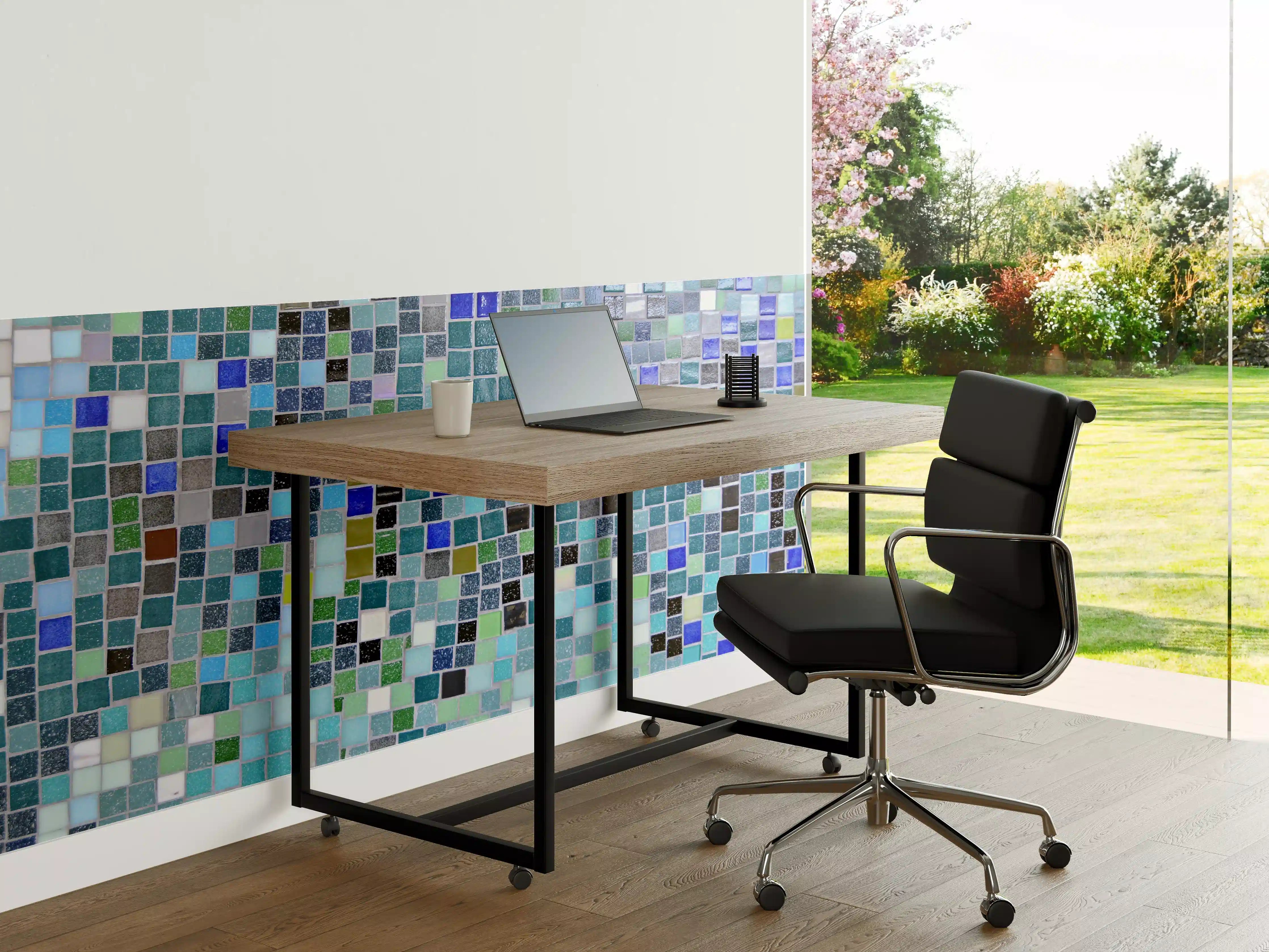 Büro Wandgestaltung - Bunte Mosaikfliesen-Wand