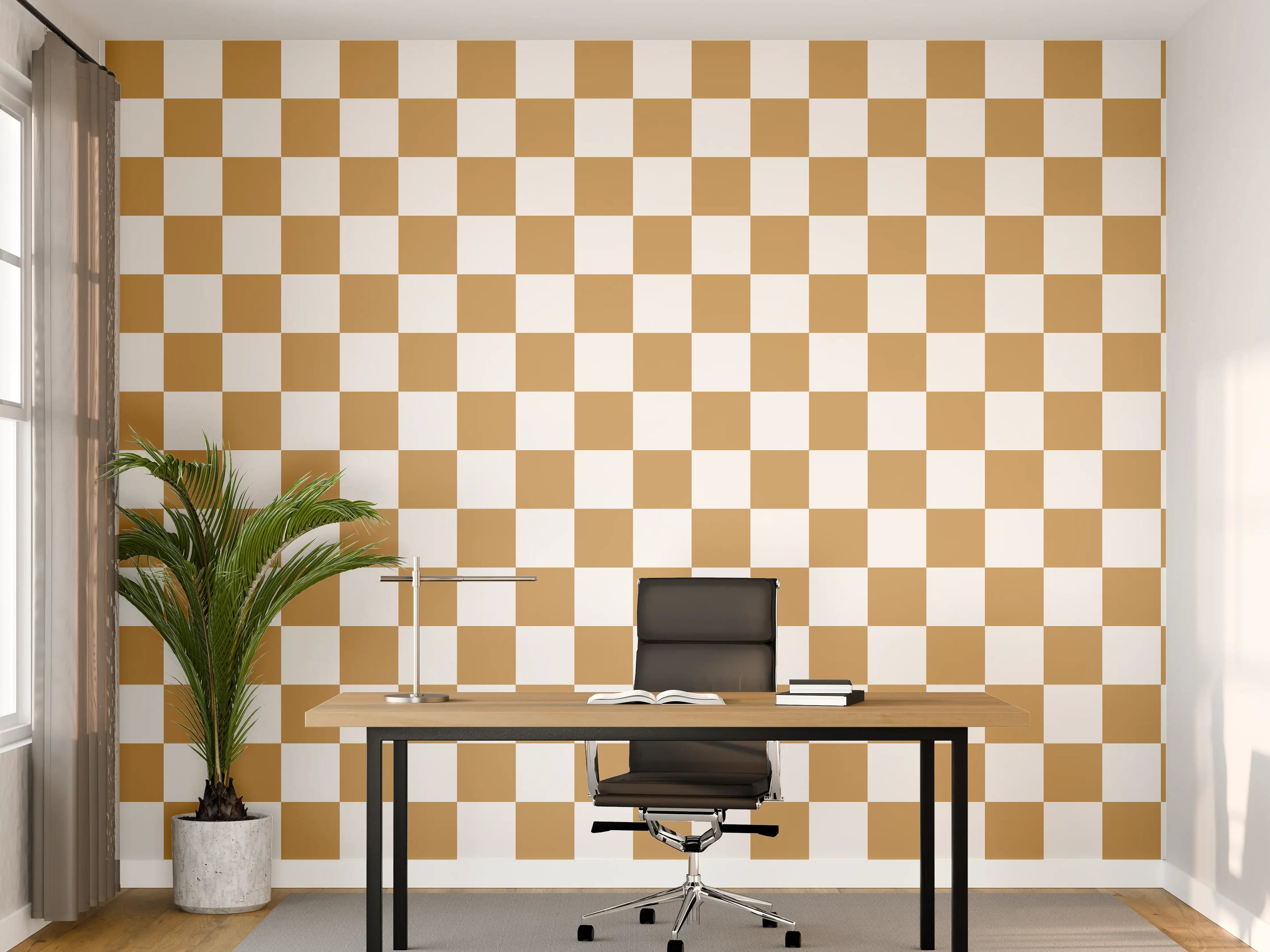 Büro Wandgestaltung - Bunte Retro-Design Fliese