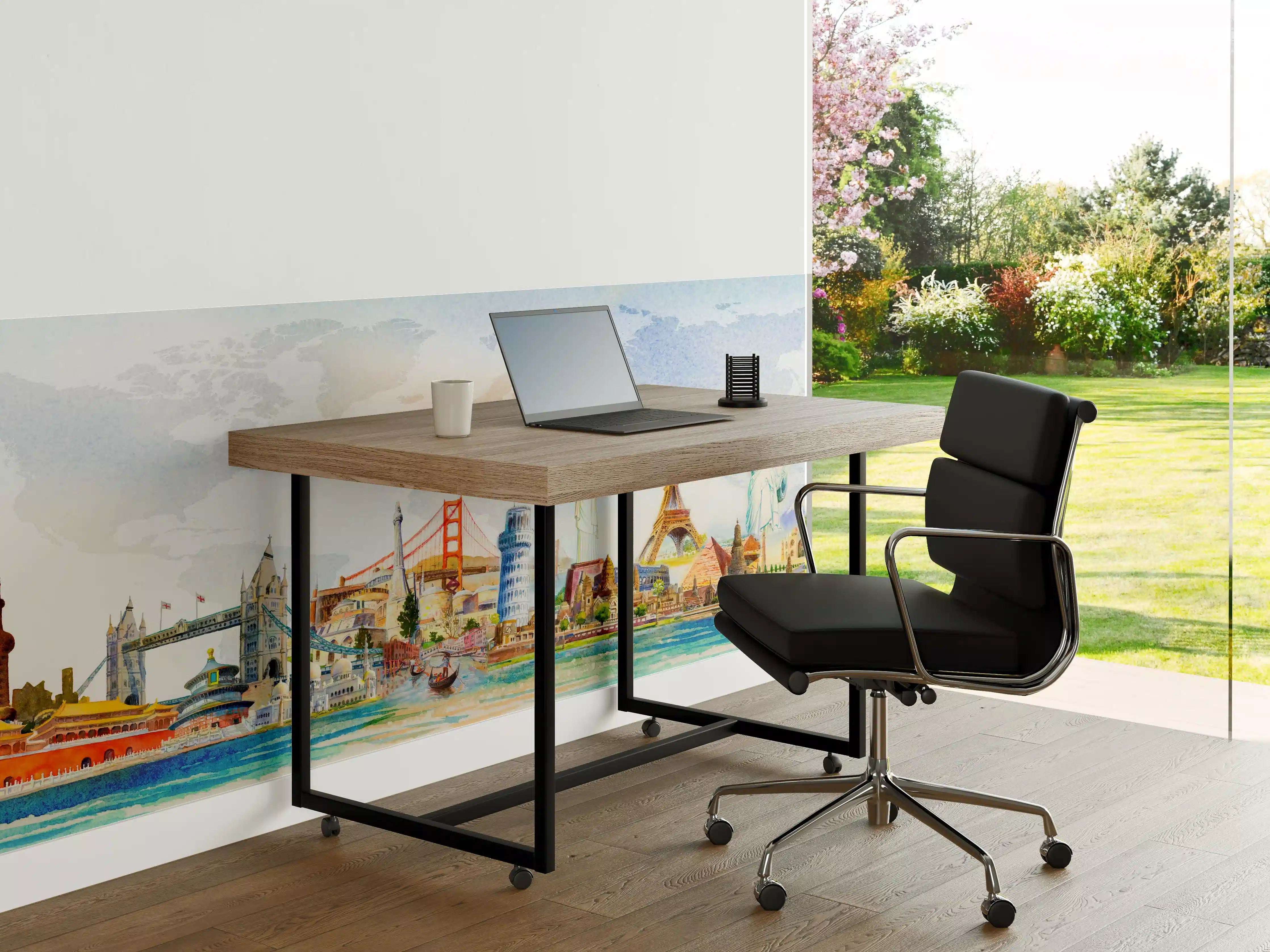 Büro Wandgestaltung - Bunte Welterkundung Panorama
