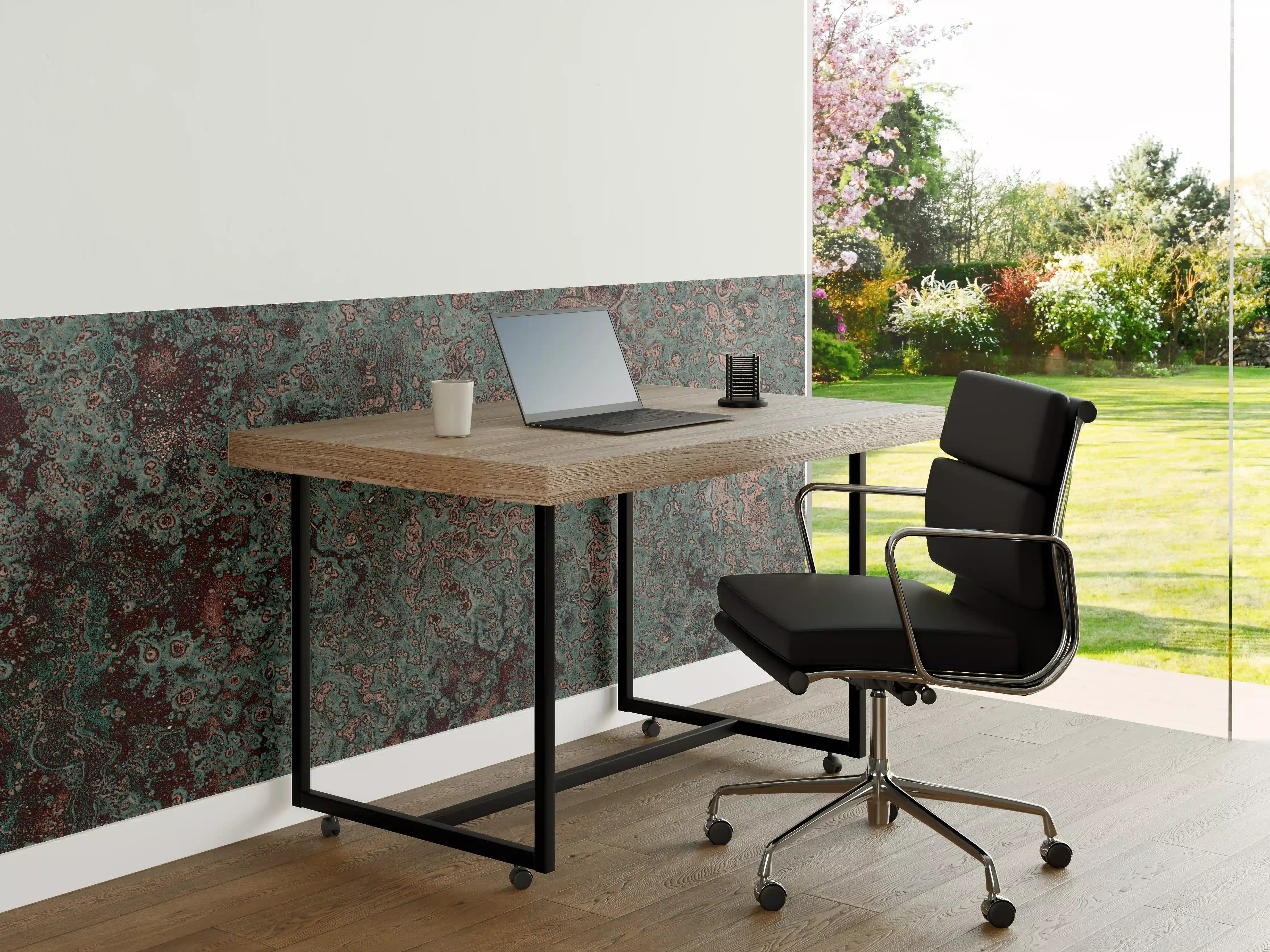 Büro Wandgestaltung - Buntes Marmor-Textur Design