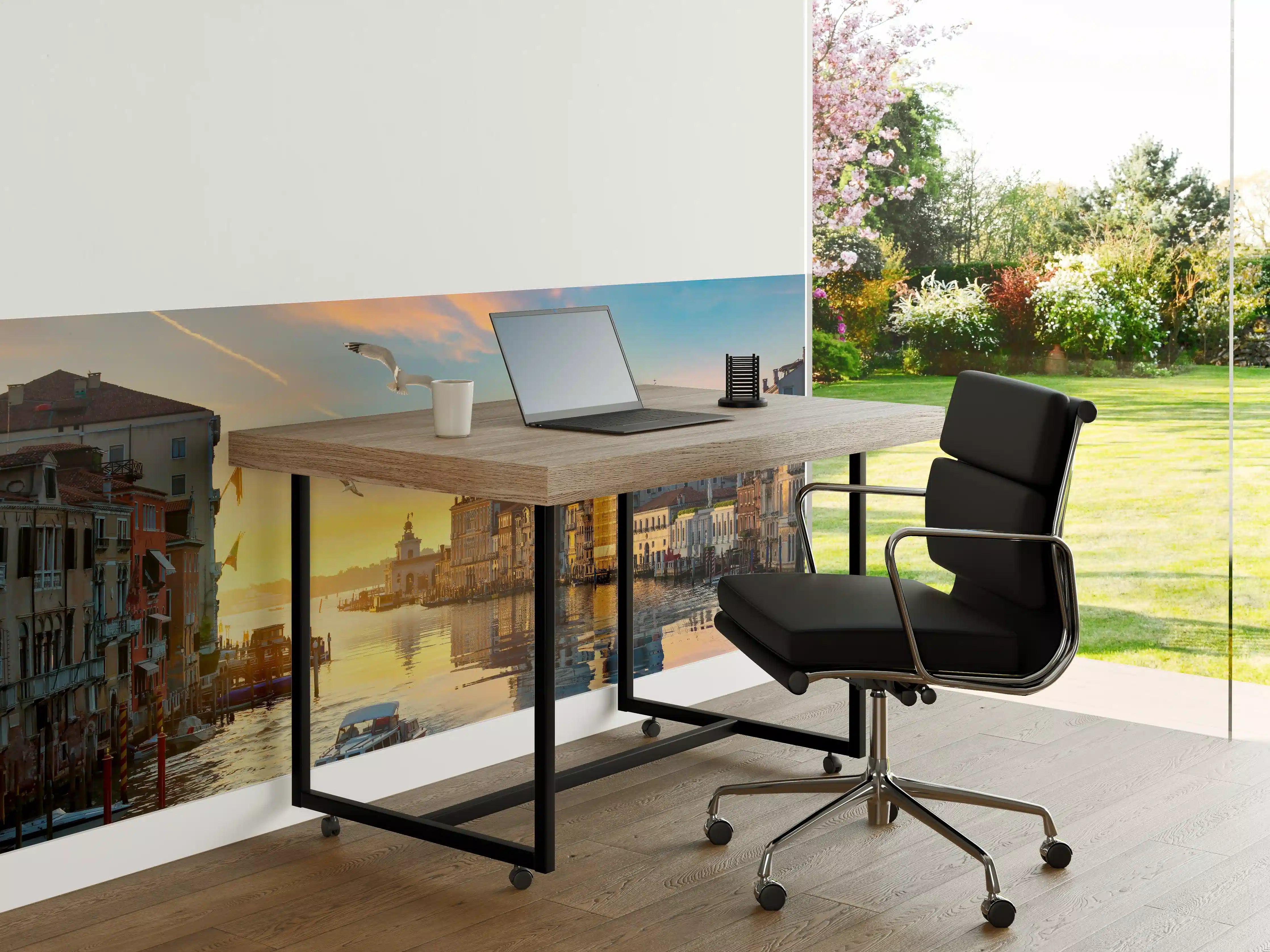Büro Wandgestaltung - Canal Grande bei Abendlicht