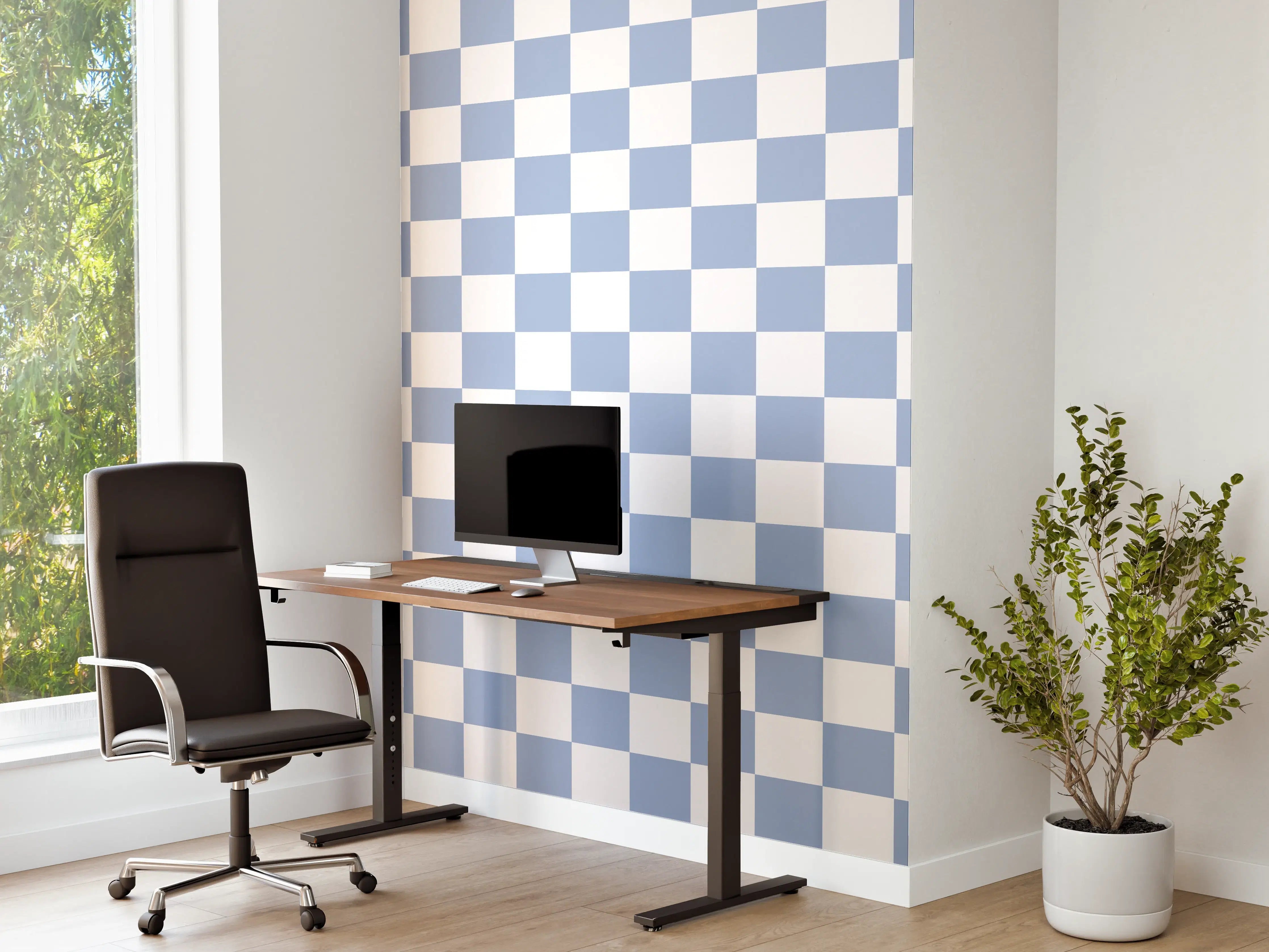 Büro Wandgestaltung - Celestial Blau Wandkunst