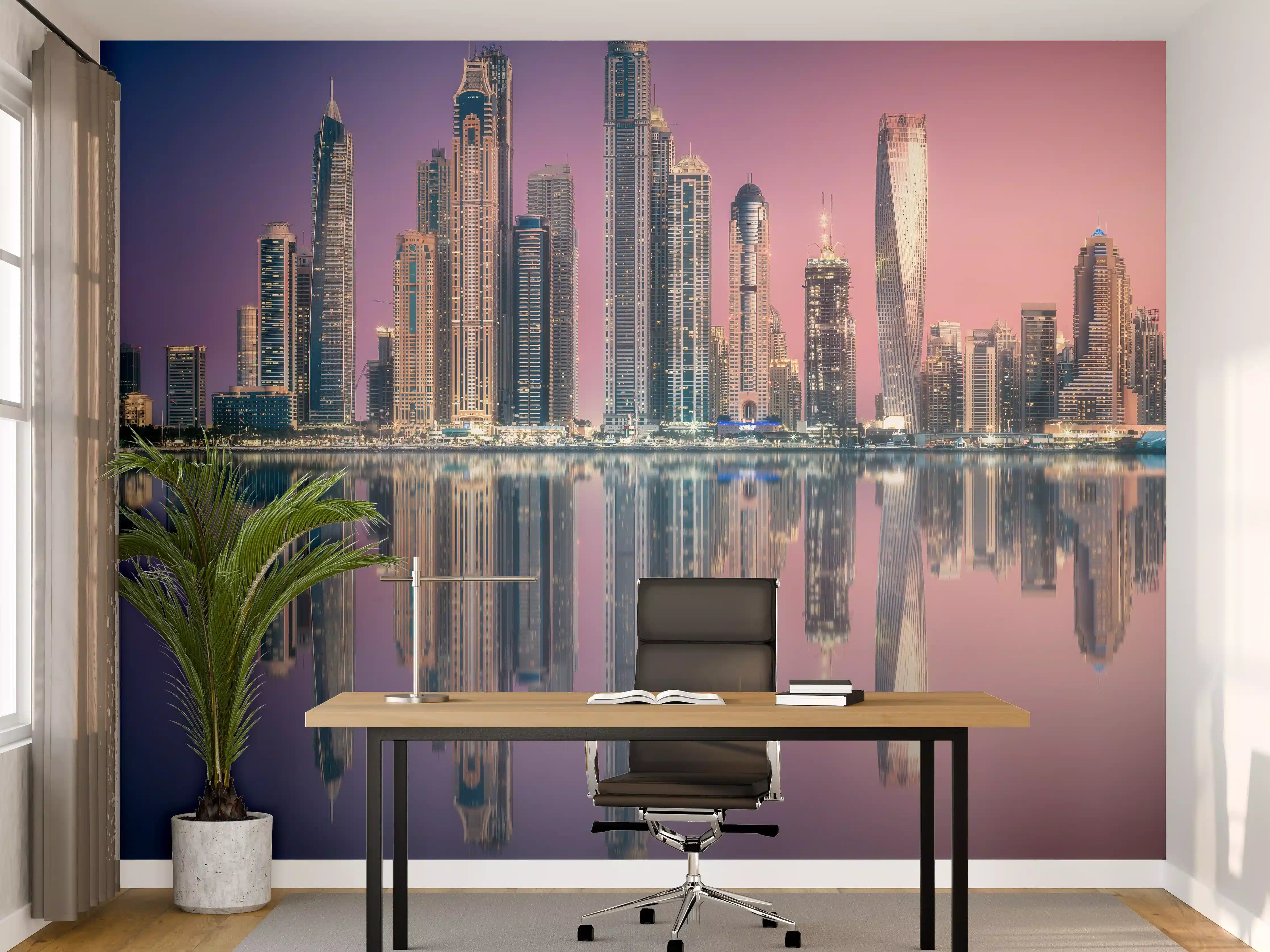 Büro Wandgestaltung - Die Bucht von Dubai Marina Aussicht von Palm Jumeirah