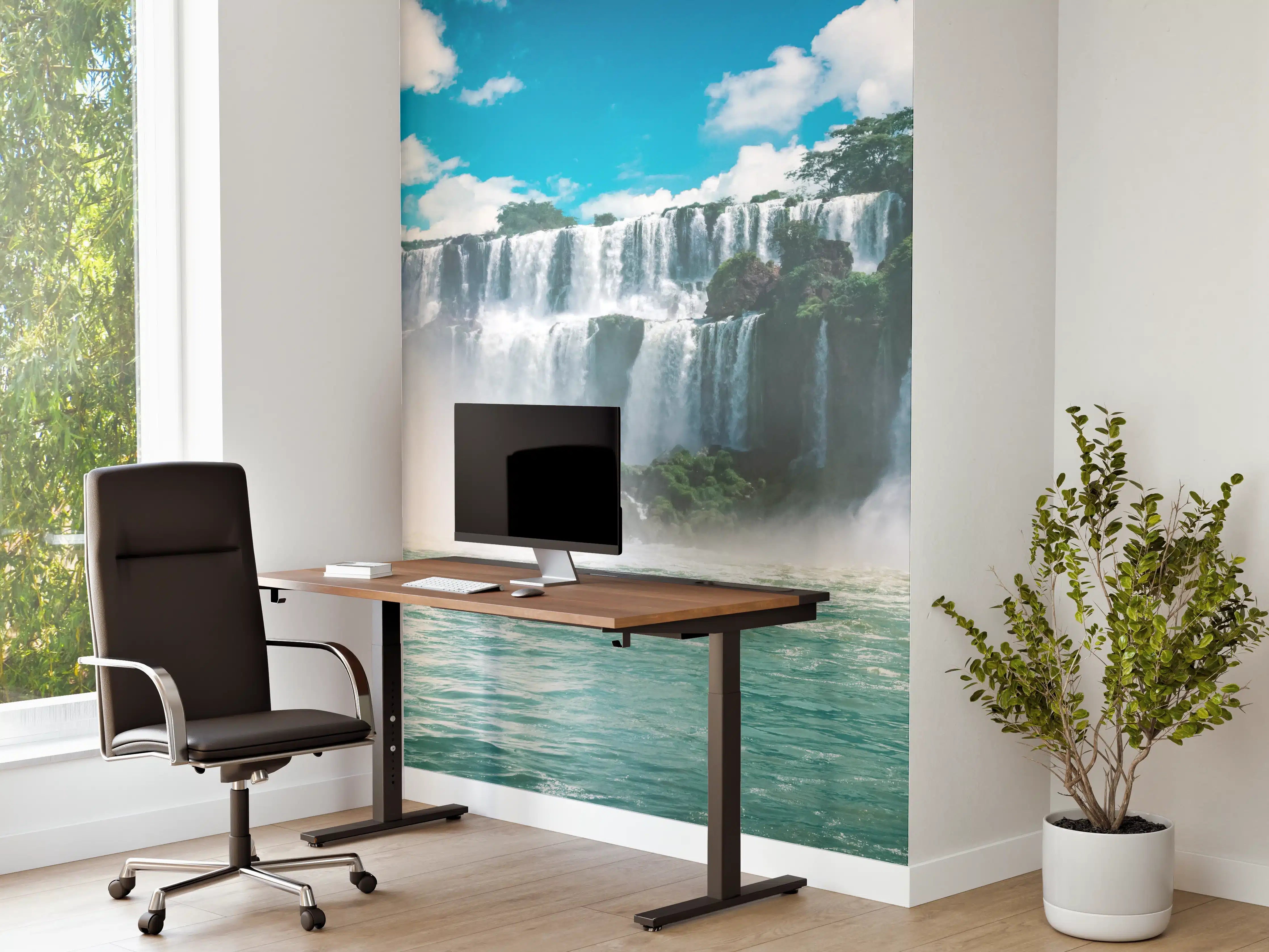 Büro Wandgestaltung - Die erstaunlichen Iguazu-Wasserfälle in Brasilien