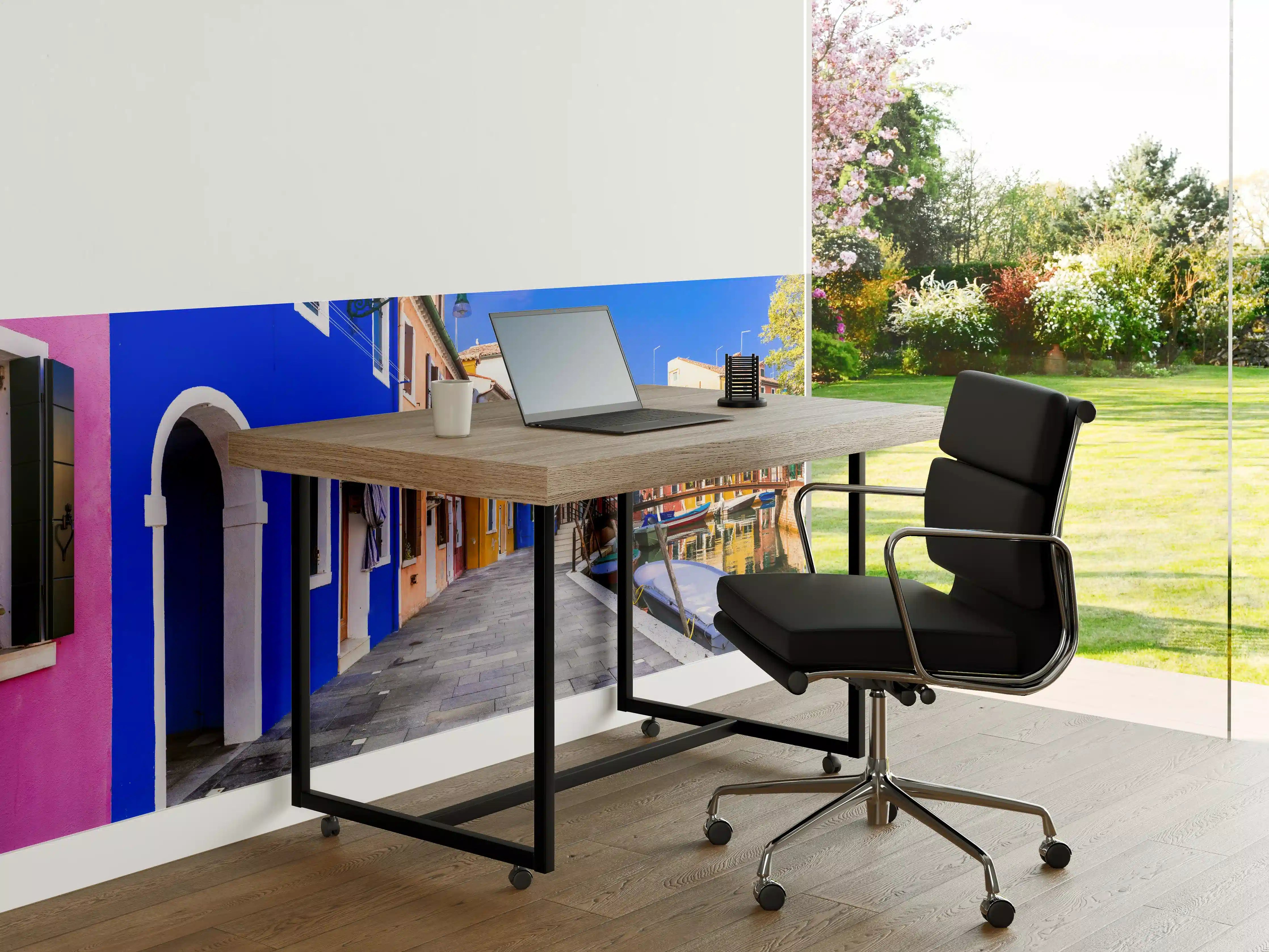 Büro Wandgestaltung - Die farbenfrohe Insel Burano
