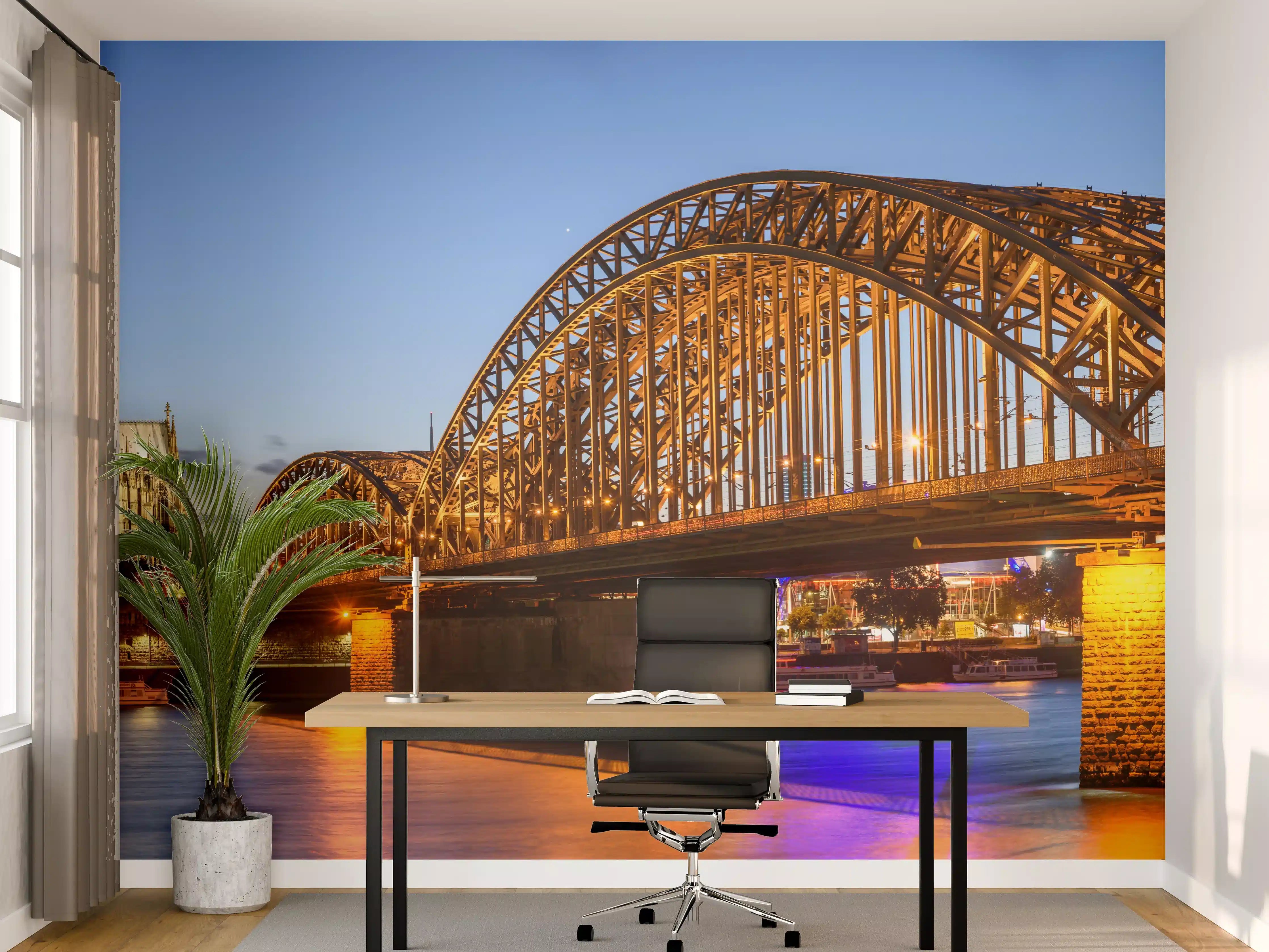 Büro Wandgestaltung - Dombrücke in Köln - Deutschland