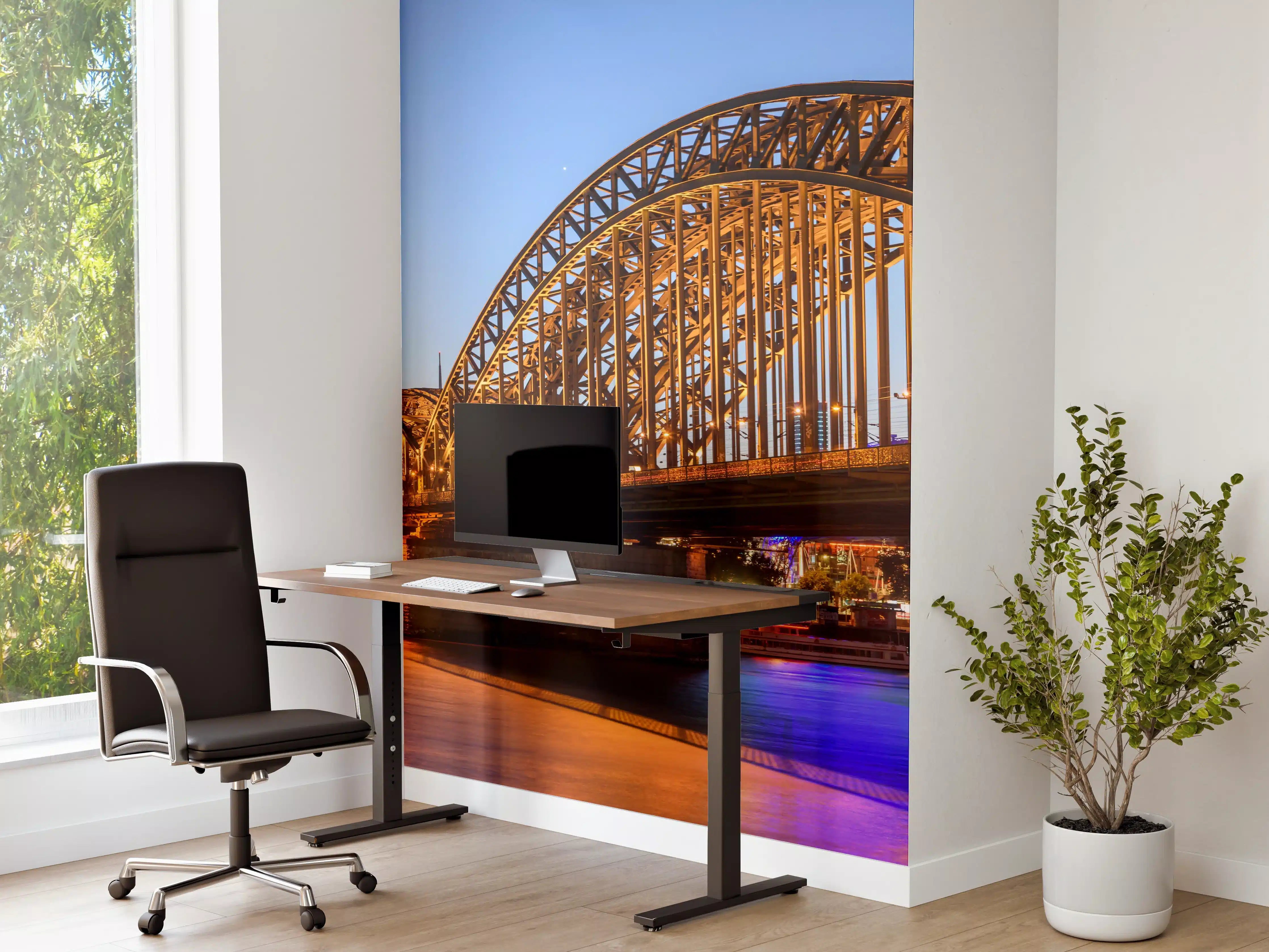 Büro Wandgestaltung - Dombrücke in Köln - Deutschland