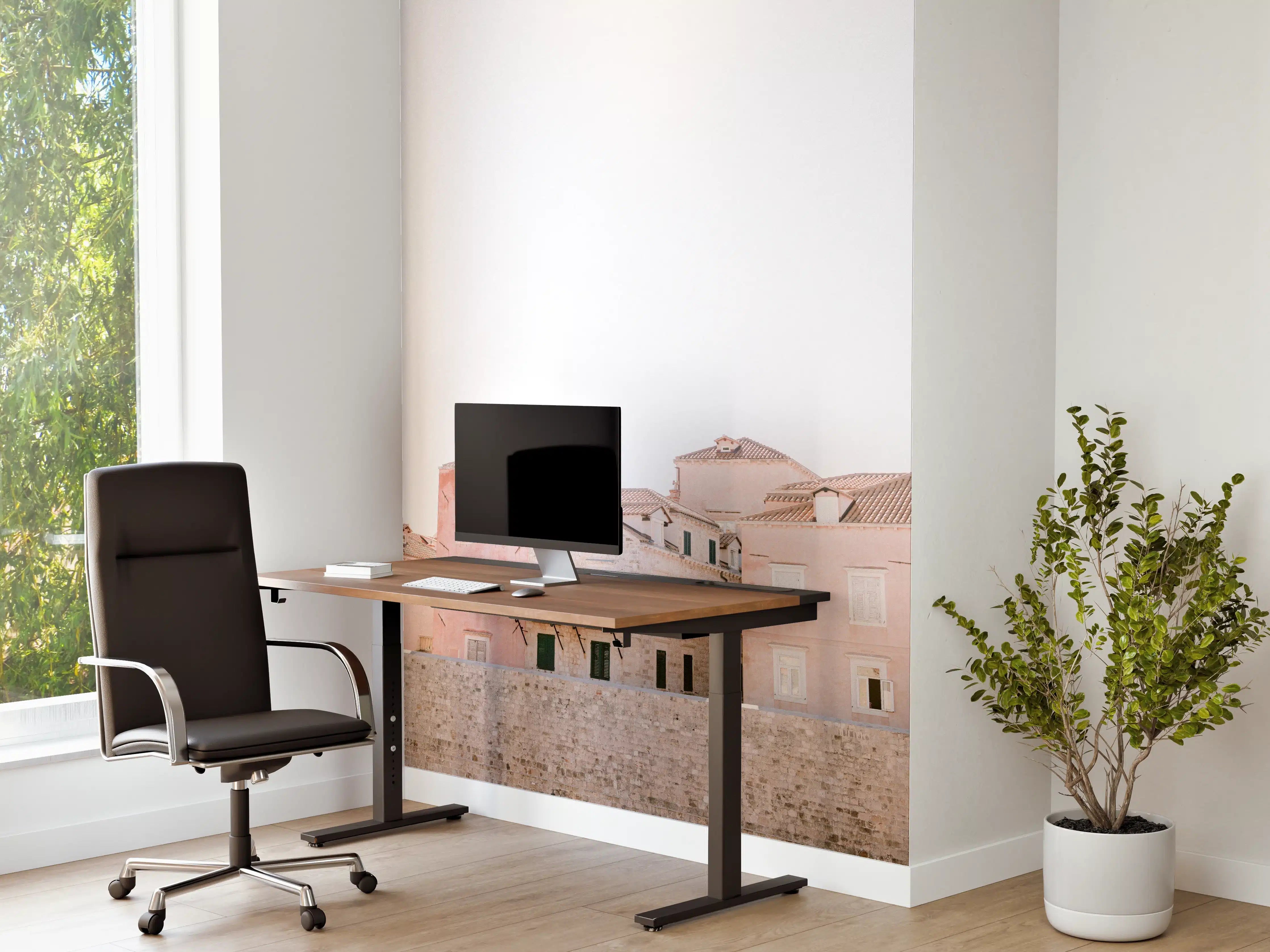 Büro Wandgestaltung - Dubrovnik Altstadt Pastellfarben