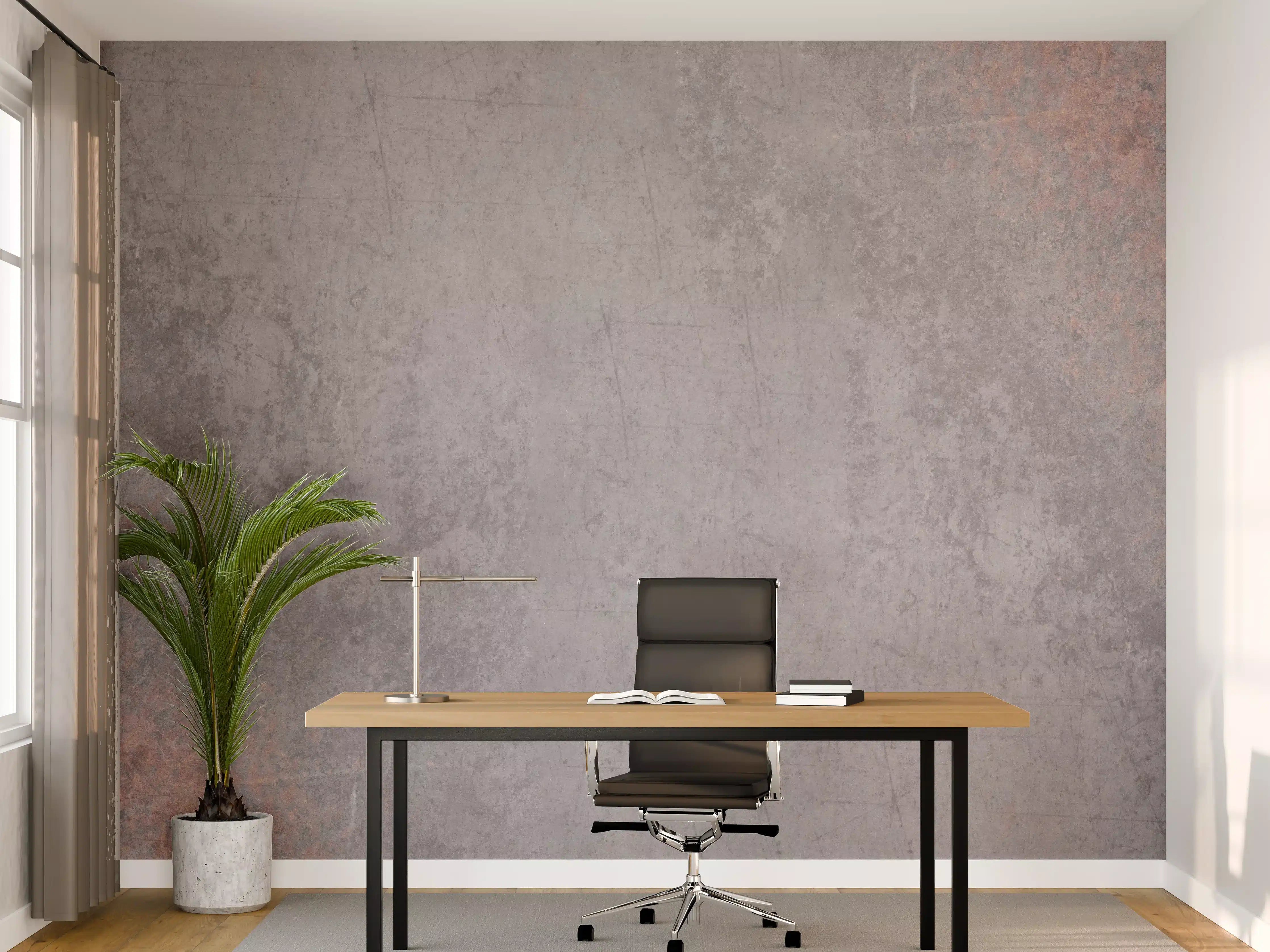 Büro Wandgestaltung - Dunklen Metall Steinhintergrund