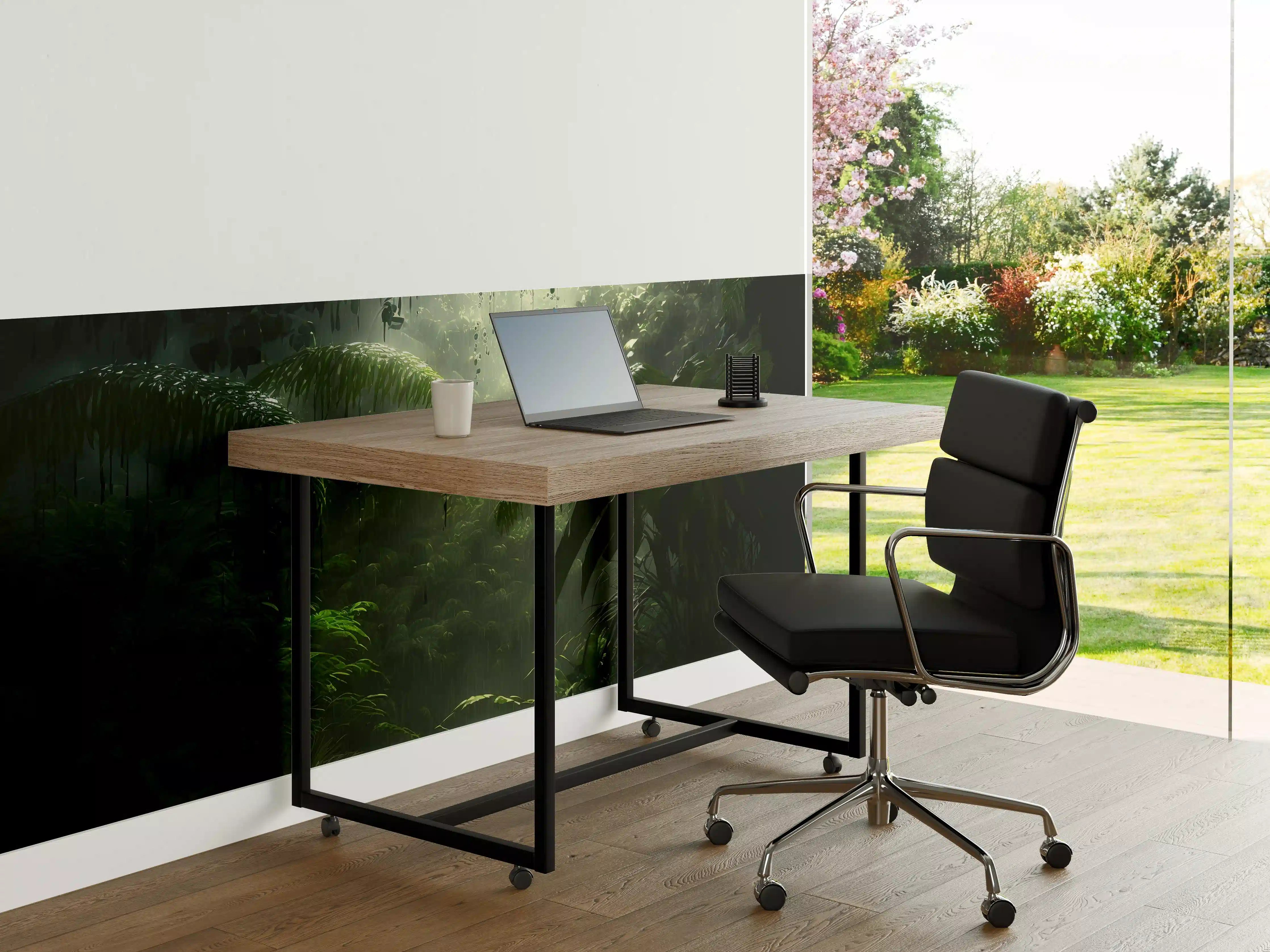 Büro Wandgestaltung - Dunkler tropischer Wald im Regen