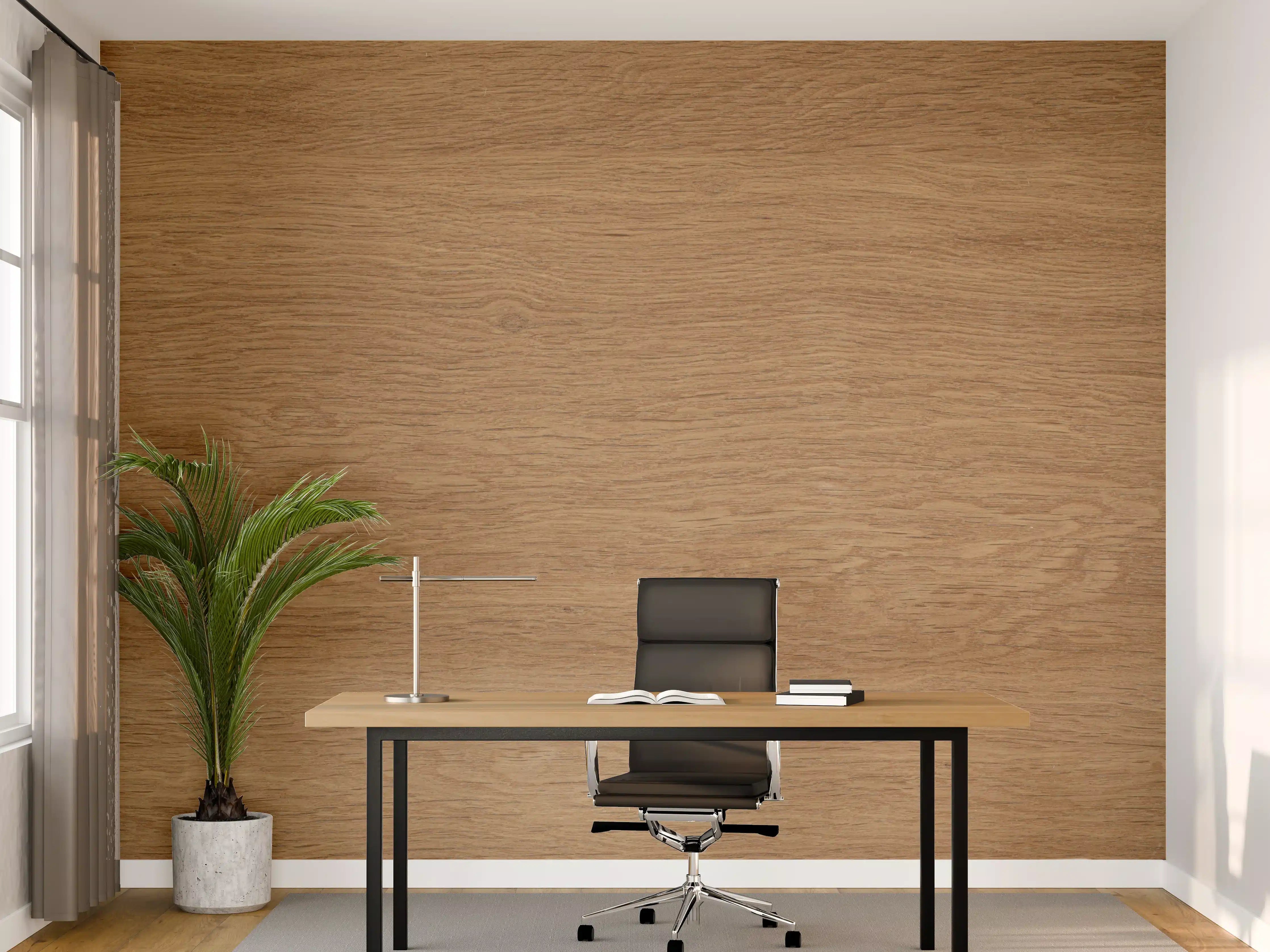 Büro Wandgestaltung - Eiche Parkett Holz Textur
