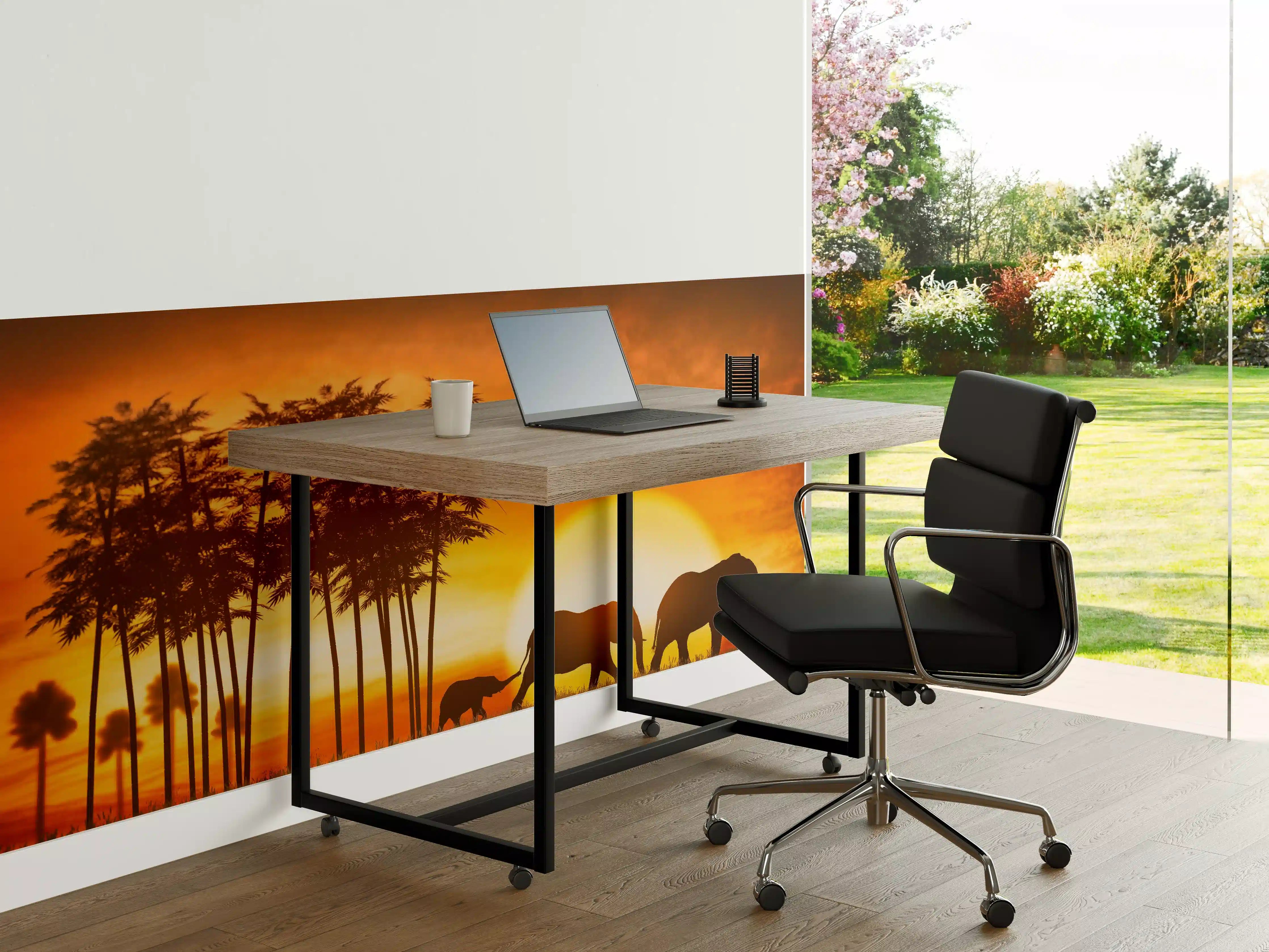 Büro Wandgestaltung - Elefantenfamilie