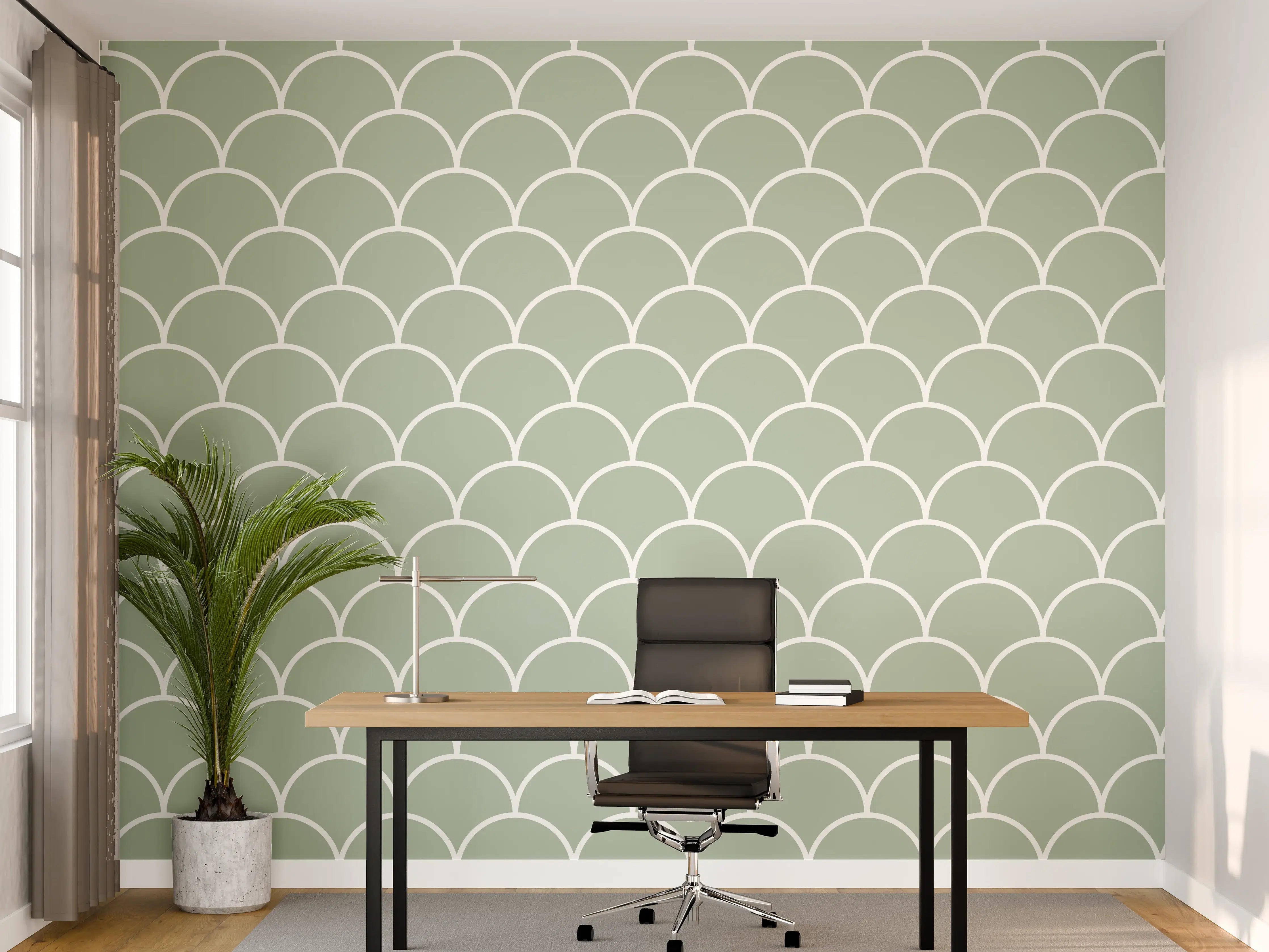 Büro Wandgestaltung - Elegante Salvia-Designs