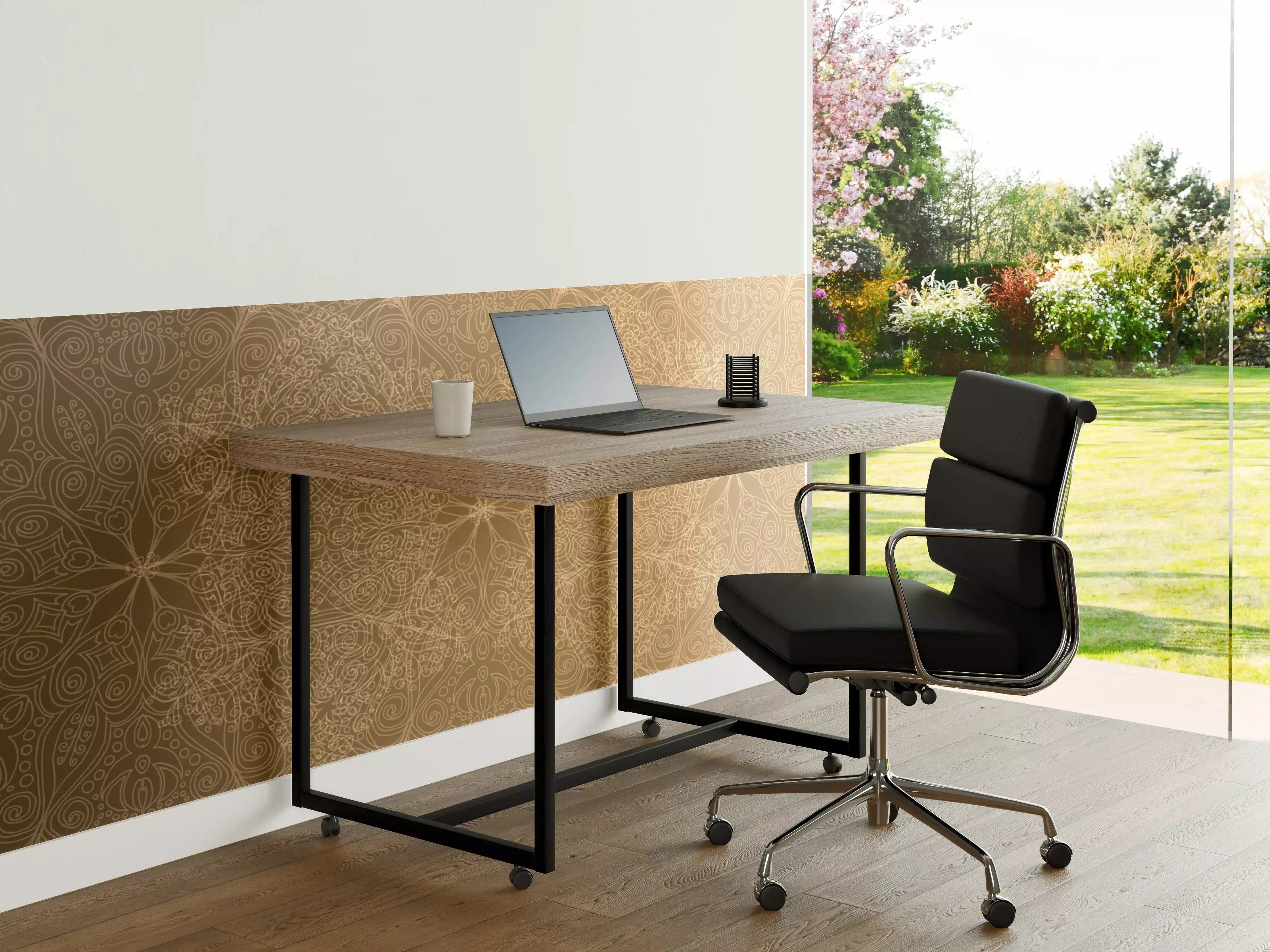 Büro Wandgestaltung - Elegantes Gold-Mandala-Design