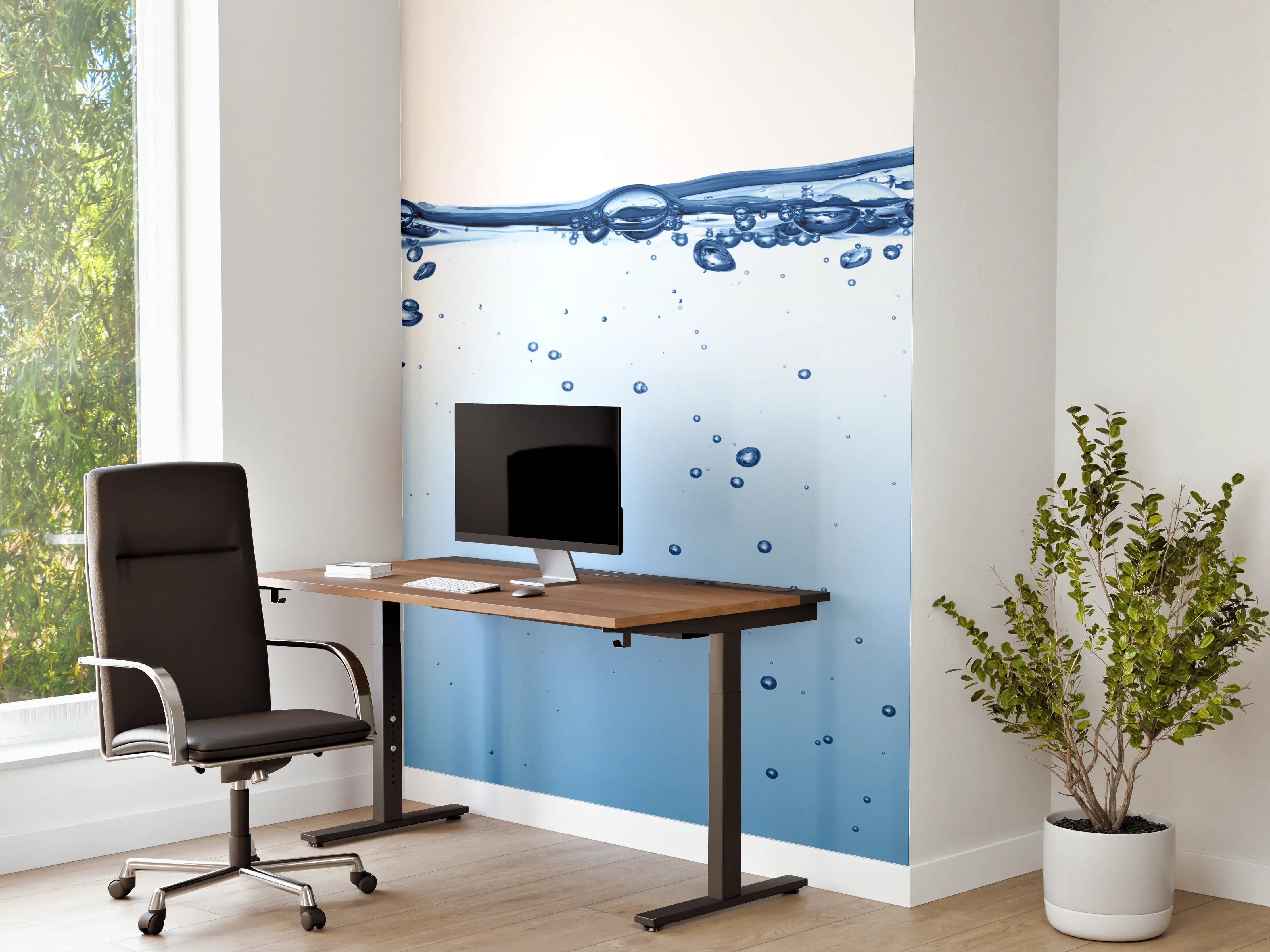 Büro Wandgestaltung - Energie des Wassers