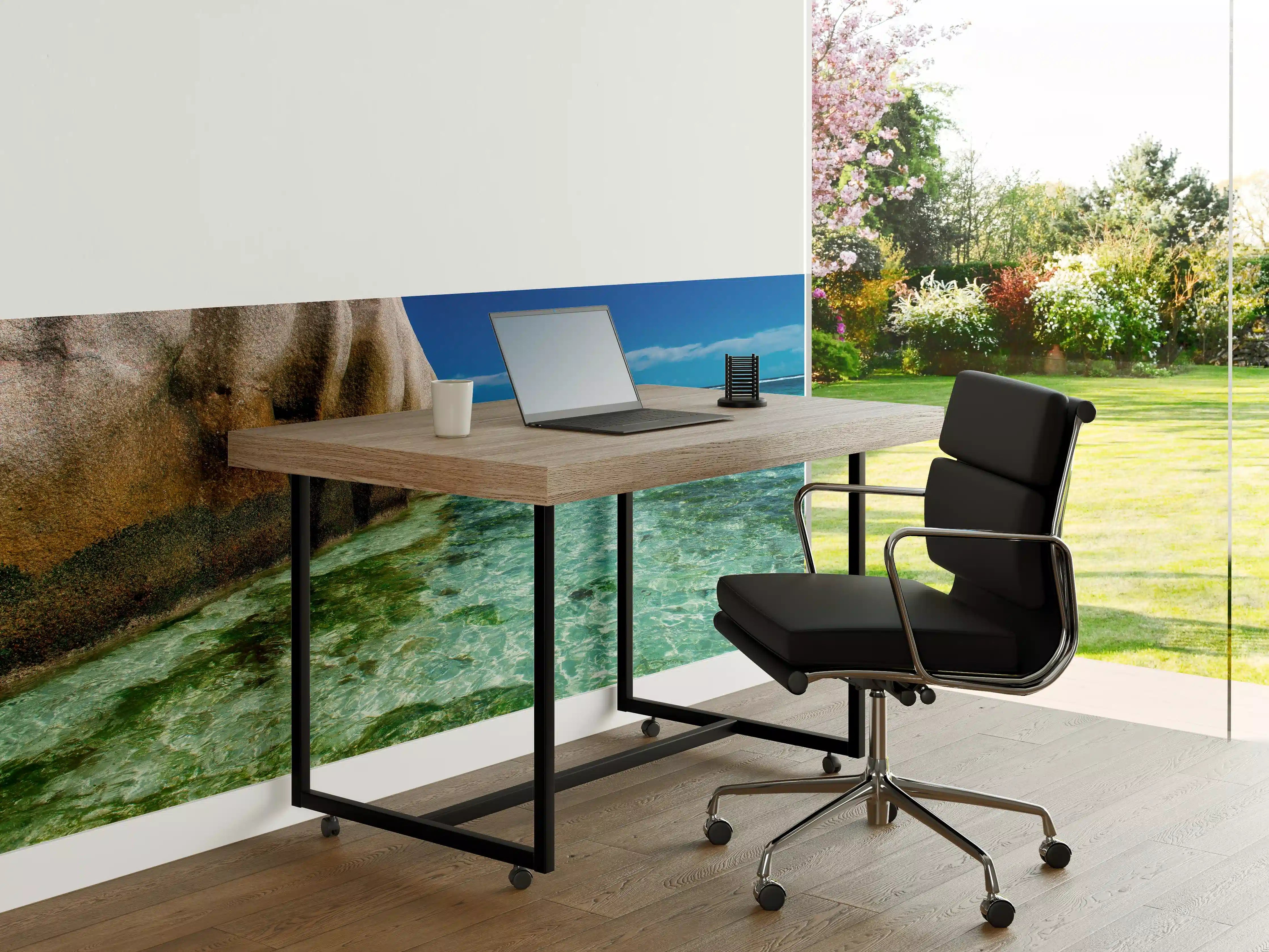 Büro Wandgestaltung - Erstaunliche Felsen am Strand Source d'Argent