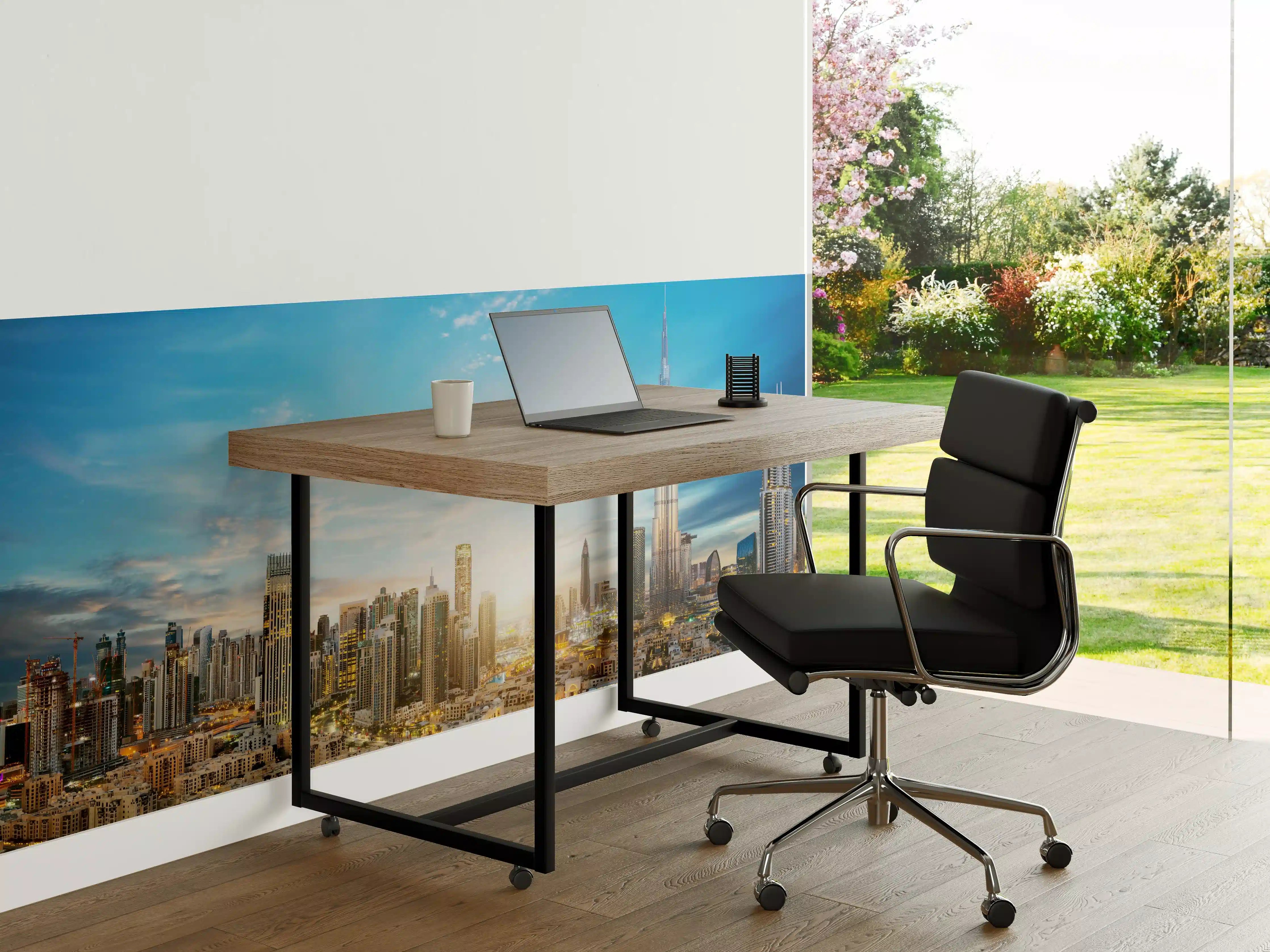 Büro Wandgestaltung - Erstaunlicher Panoramablick auf Dubai