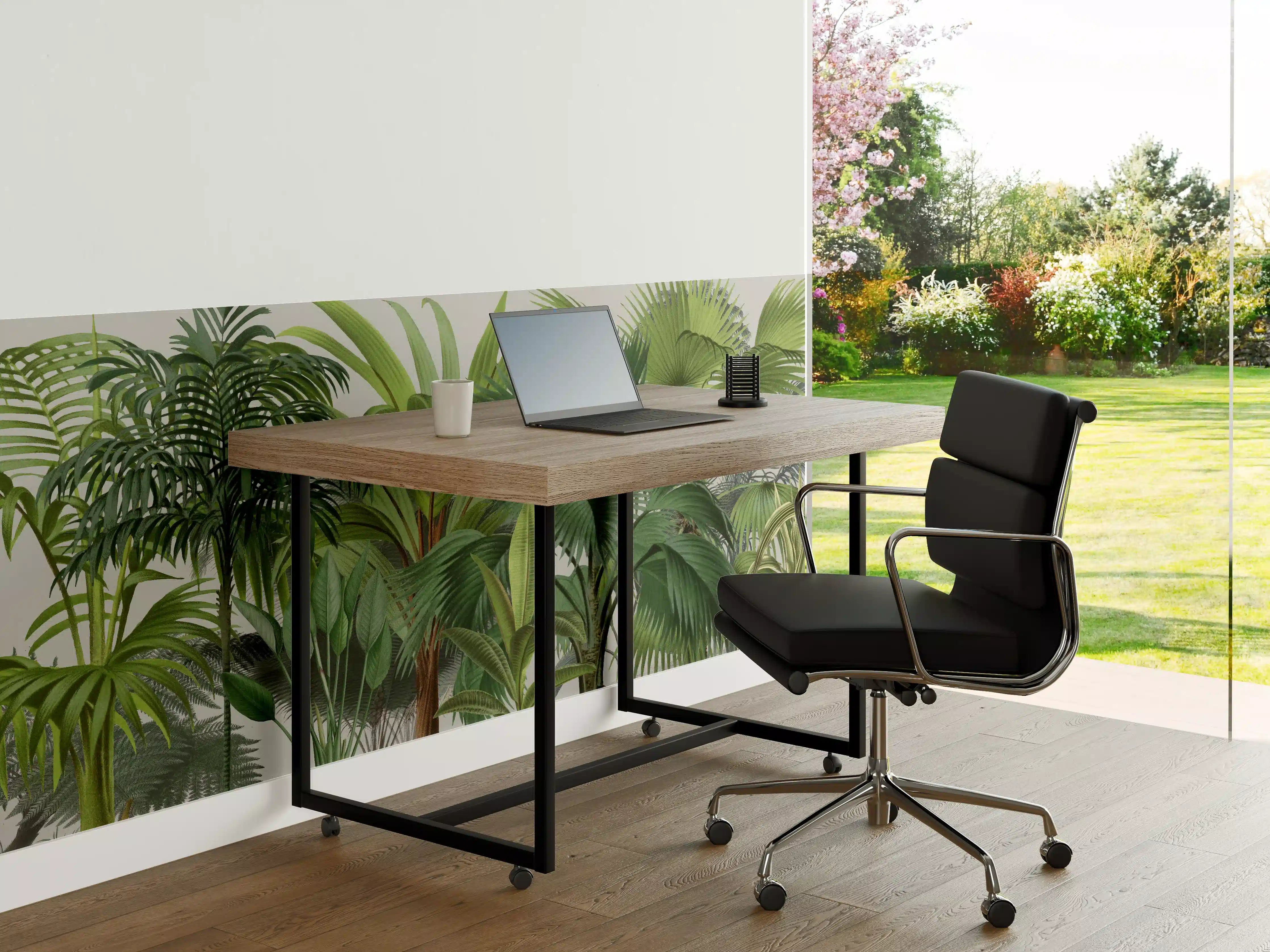 Büro Wandgestaltung - Exotische Bäume