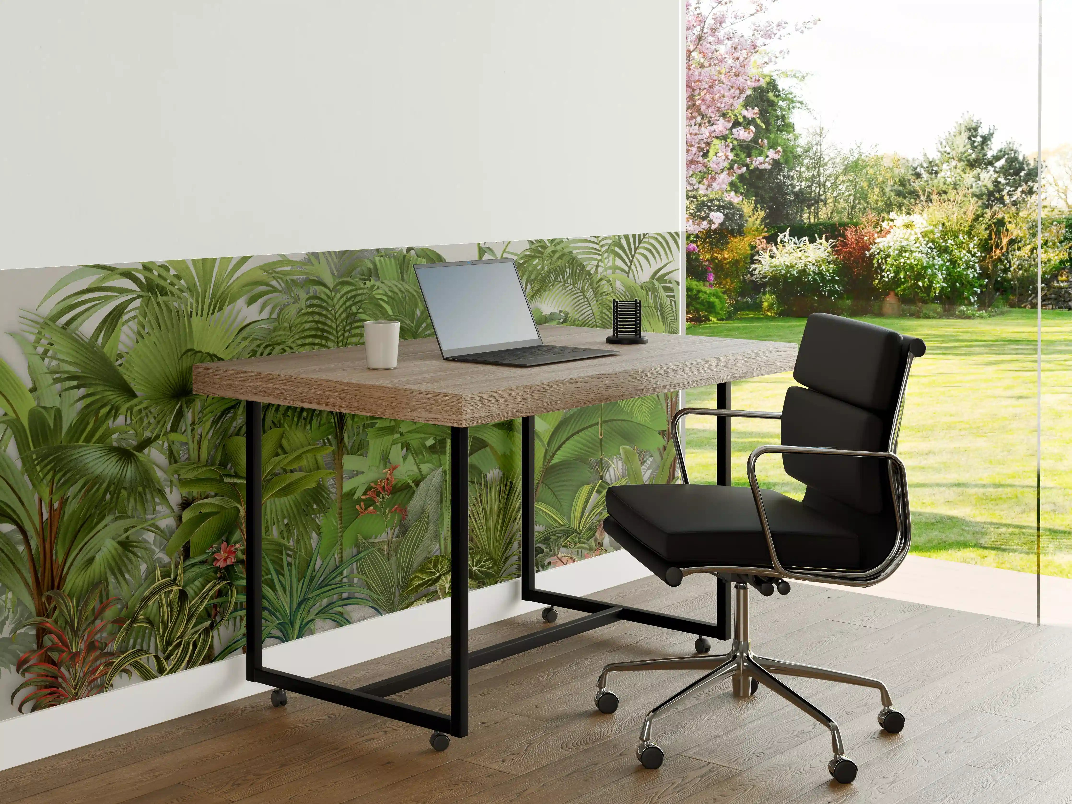 Büro Wandgestaltung - Exotische Pflanzen