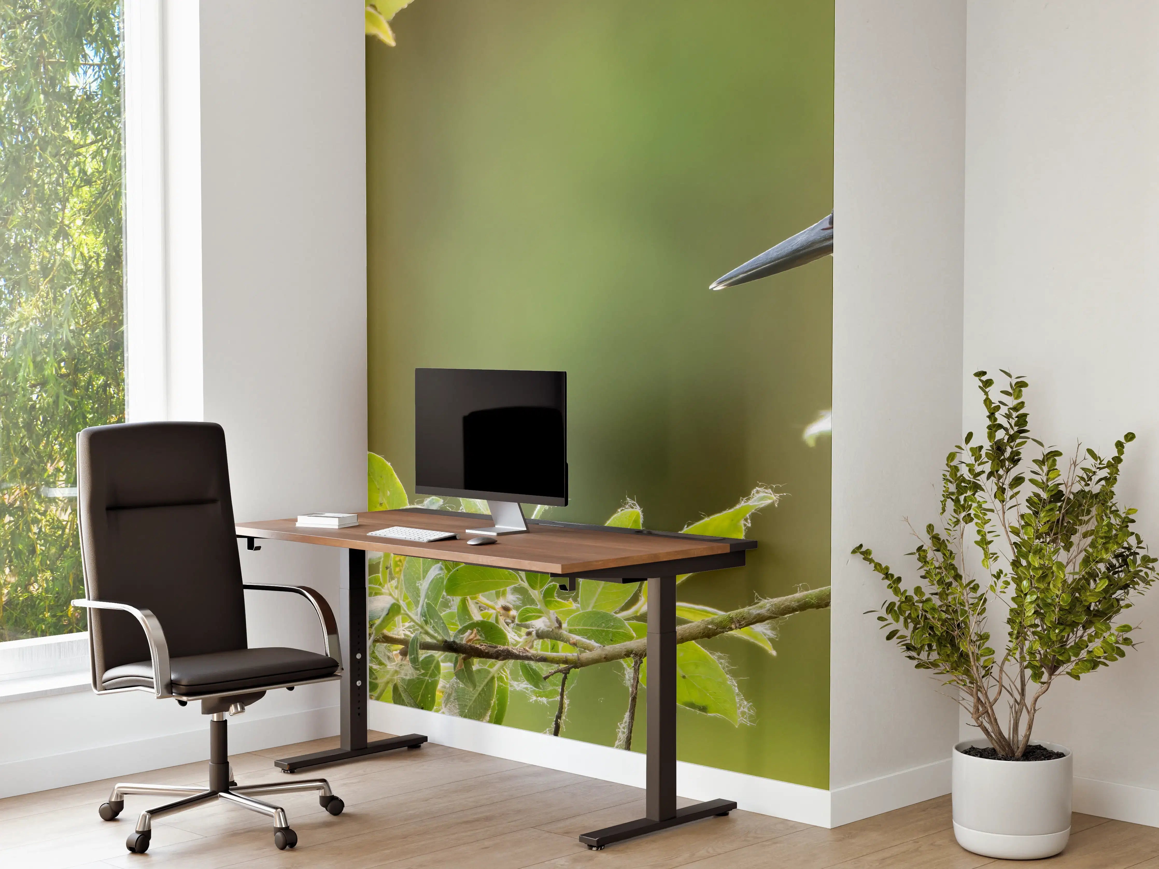 Büro Wandgestaltung - Exotischer friedlicher Eisvogel