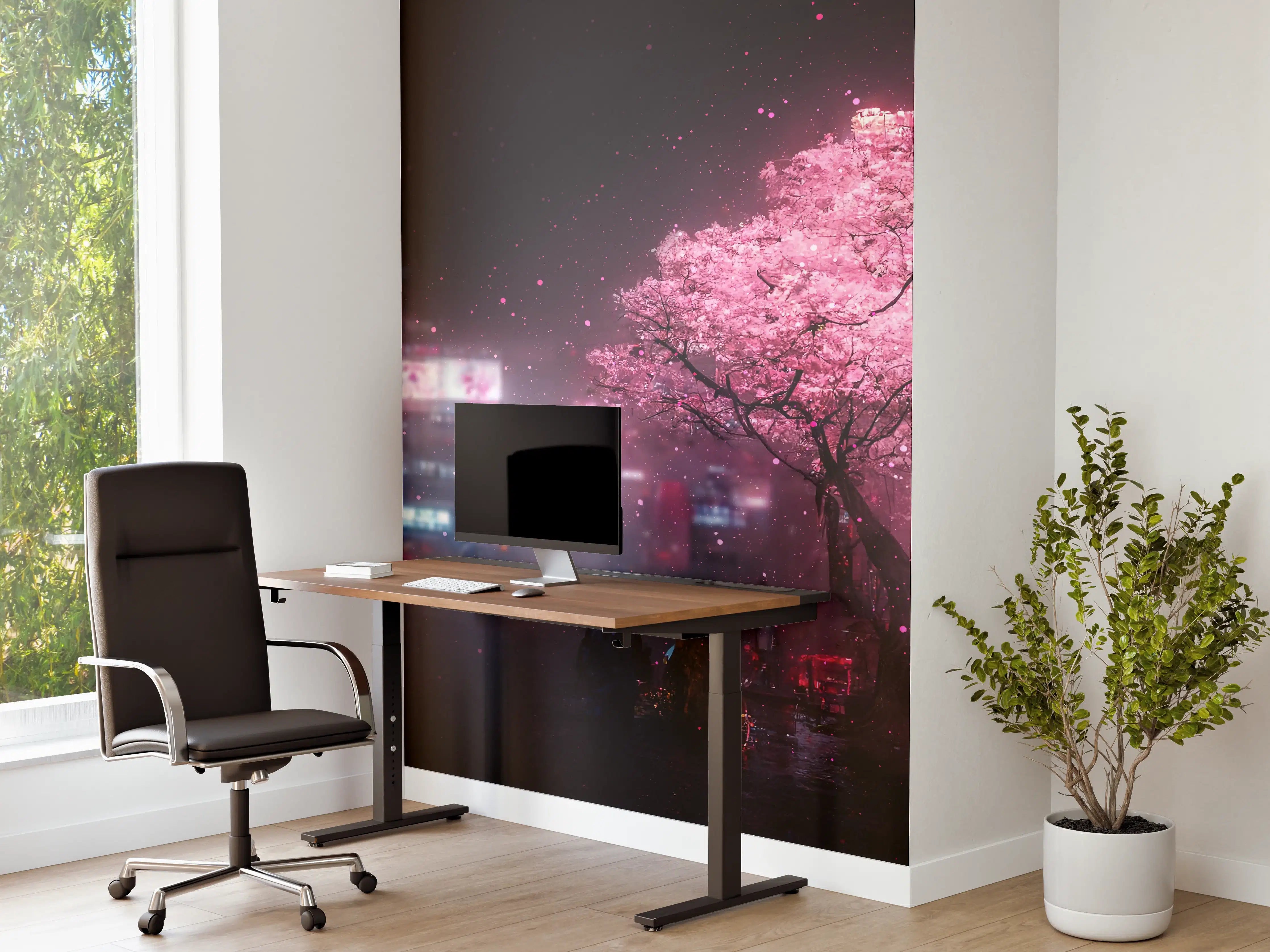 Büro Wandgestaltung - Fantasy Nacht - Japan