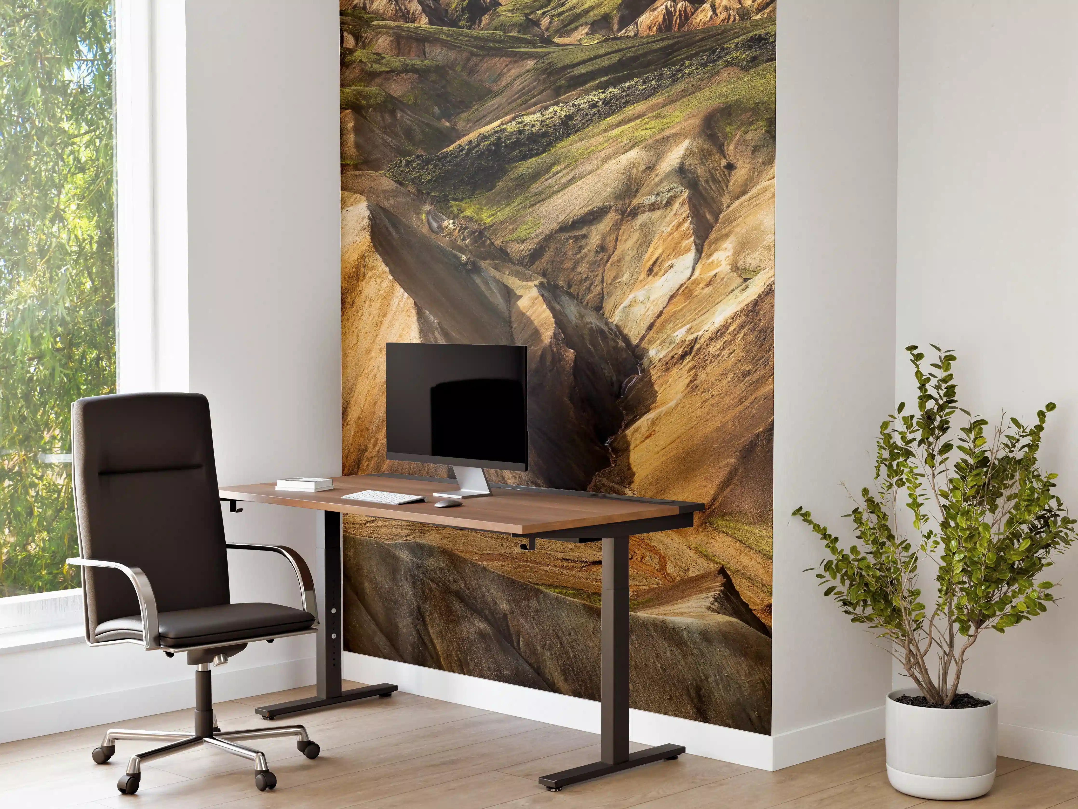 Büro Wandgestaltung - Farbenpracht Landmannalaugar