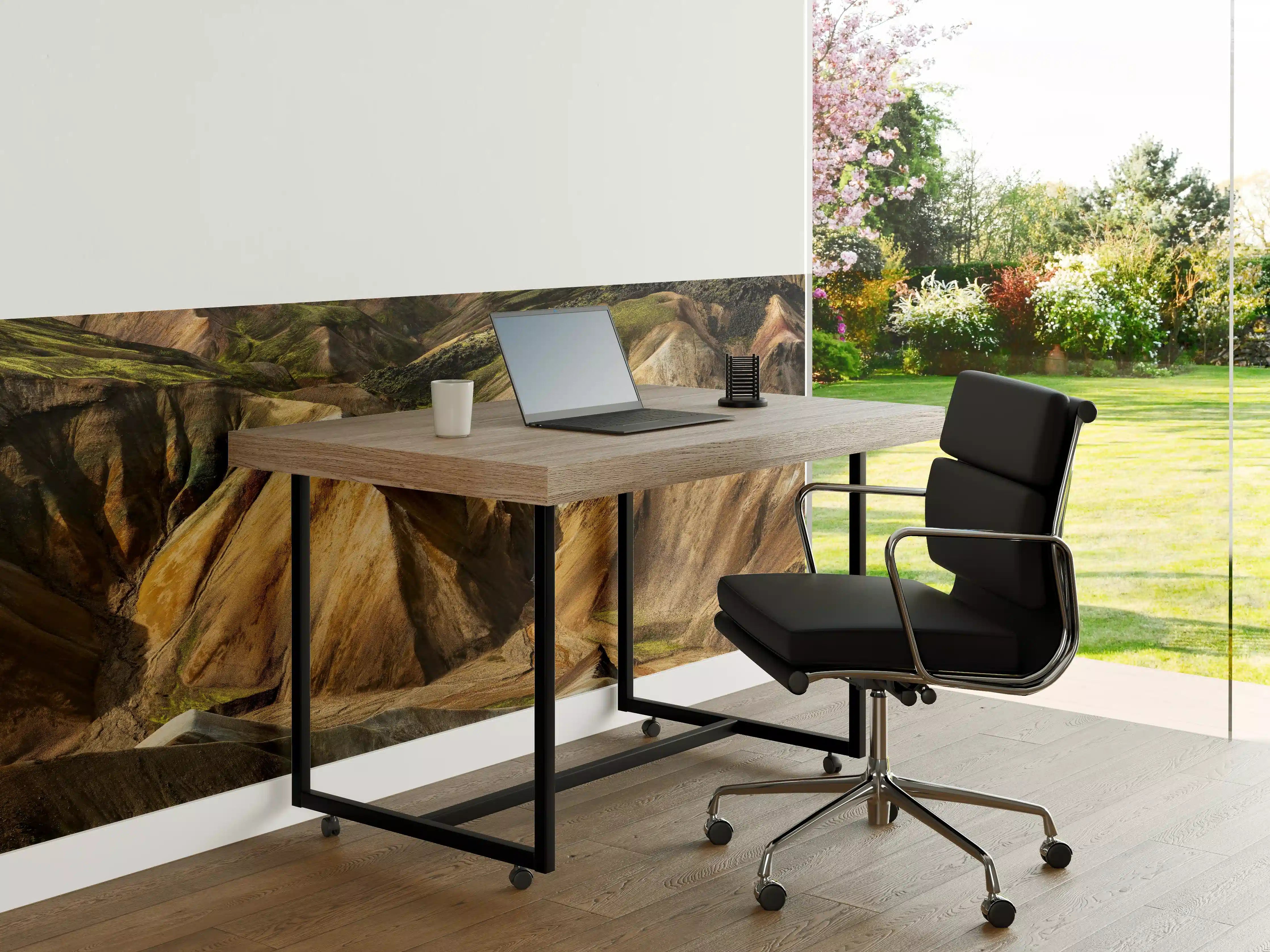 Büro Wandgestaltung - Farbenpracht Landmannalaugar