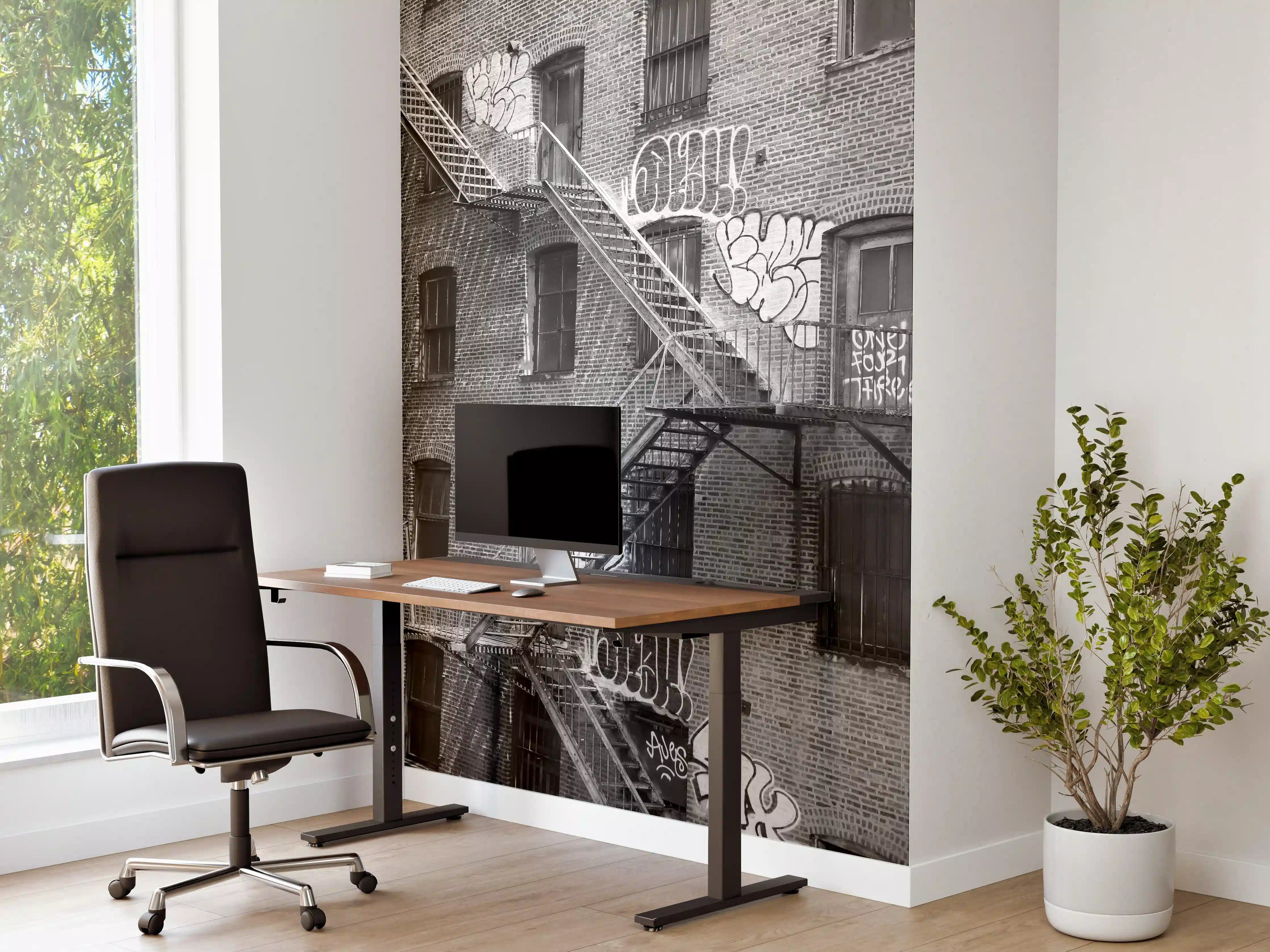 Büro Wandgestaltung - Feuerleiter in NYC- USA