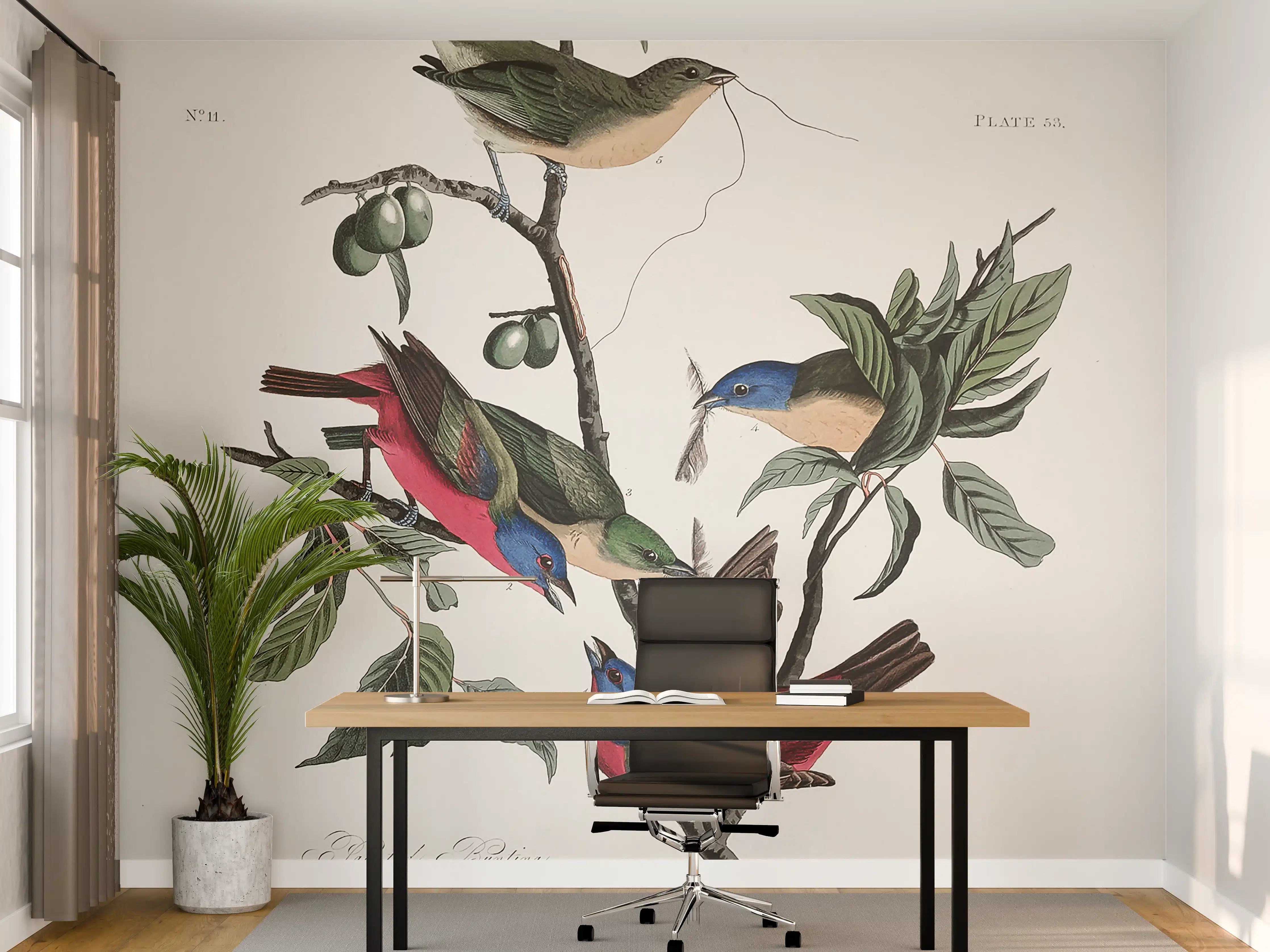 Büro Wandgestaltung - Fink Portrait - John James Audubon