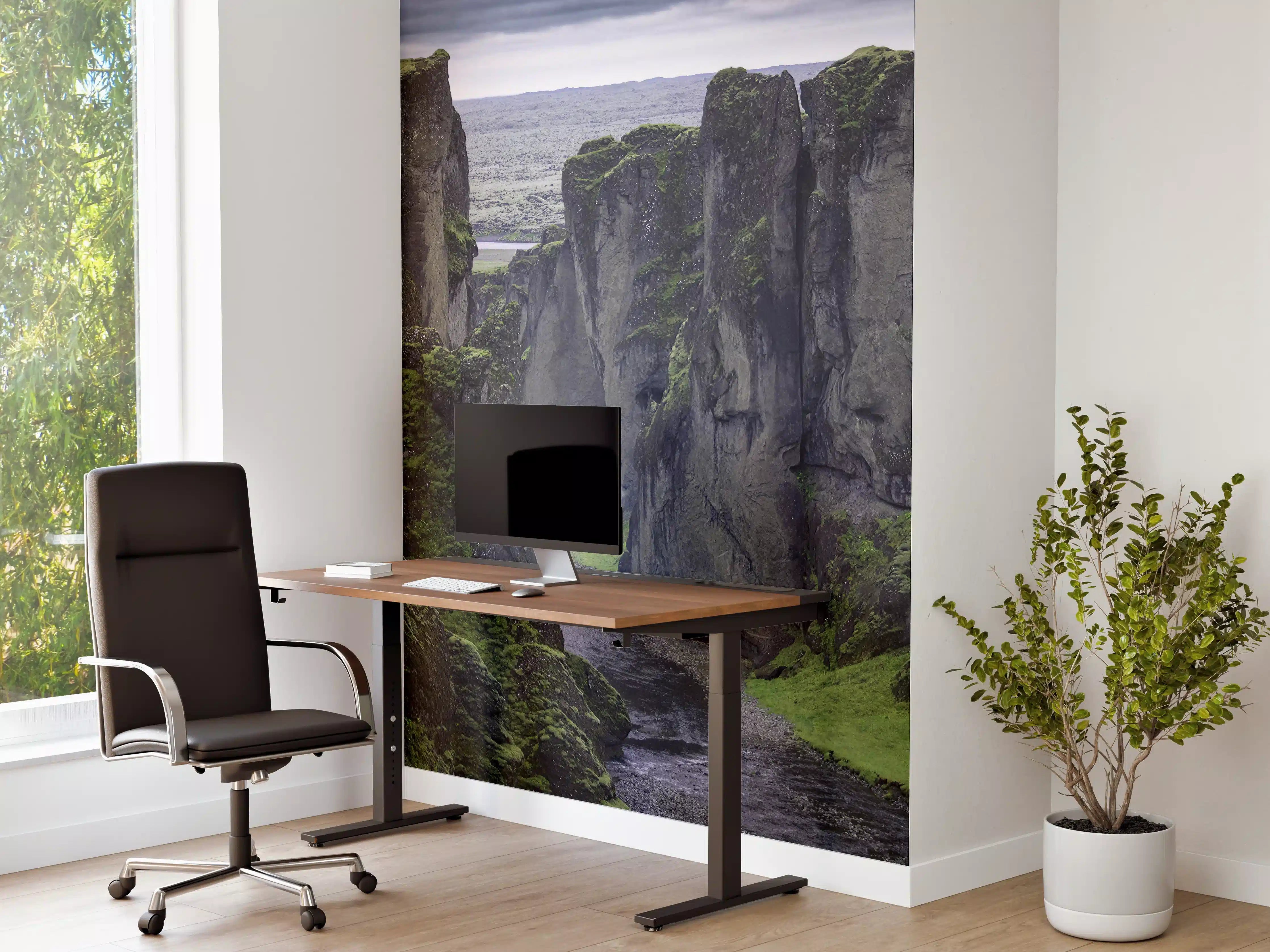 Büro Wandgestaltung - Fjadrargljufur - Schlucht in Südisland