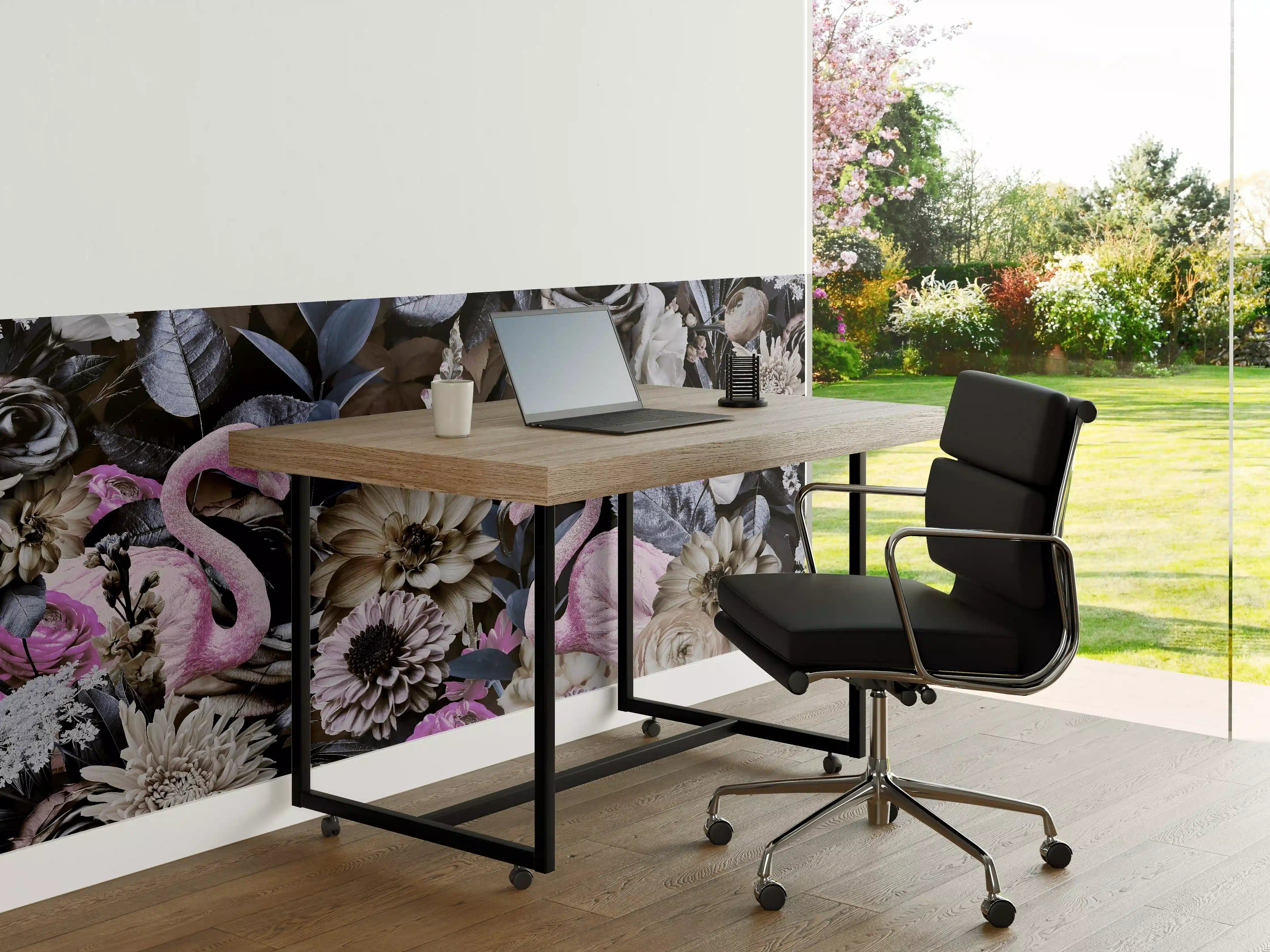 Büro Wandgestaltung - Flamingo Garden - Floral