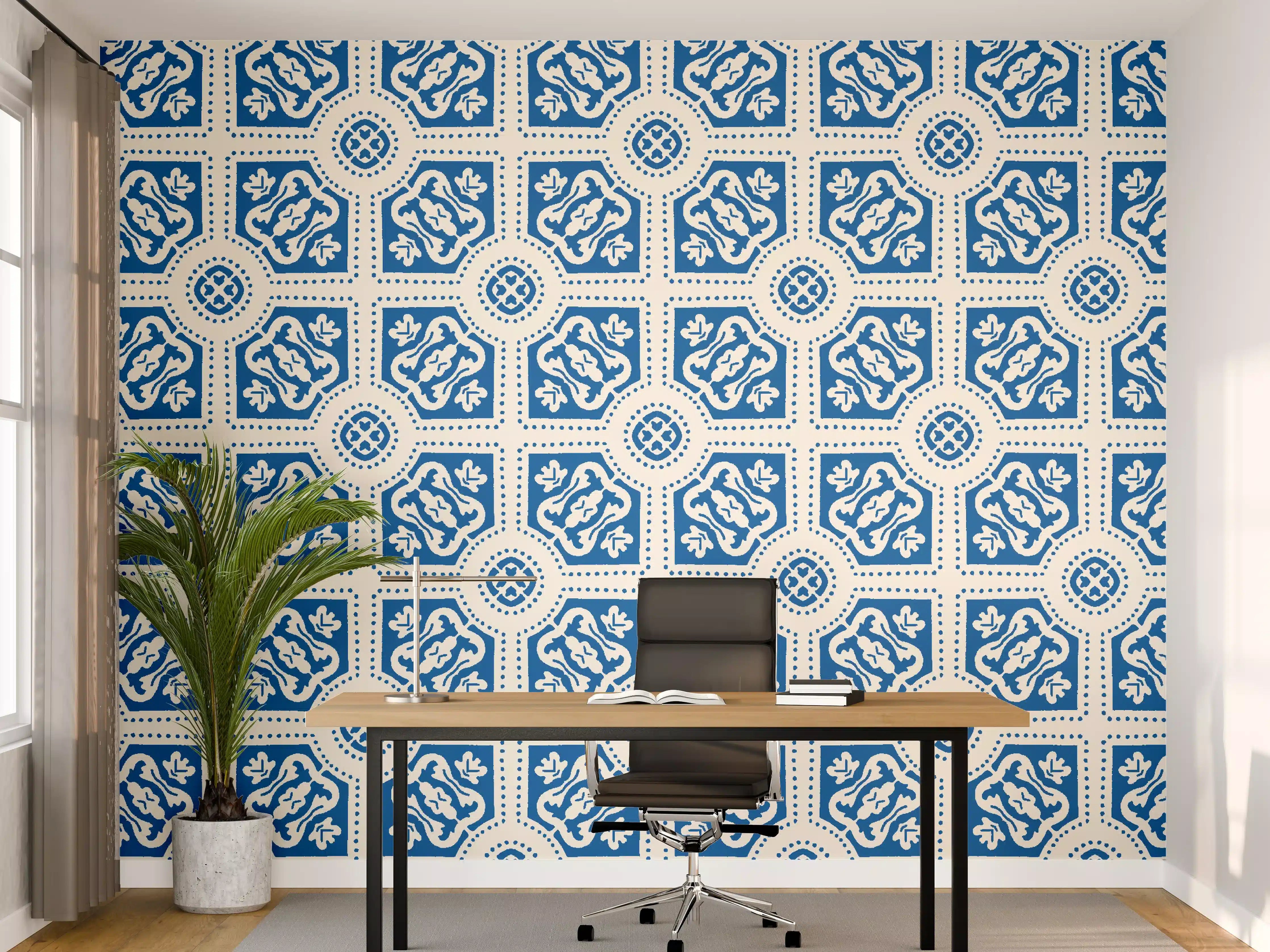 Büro Wandgestaltung - Fliesenkunst Portugals