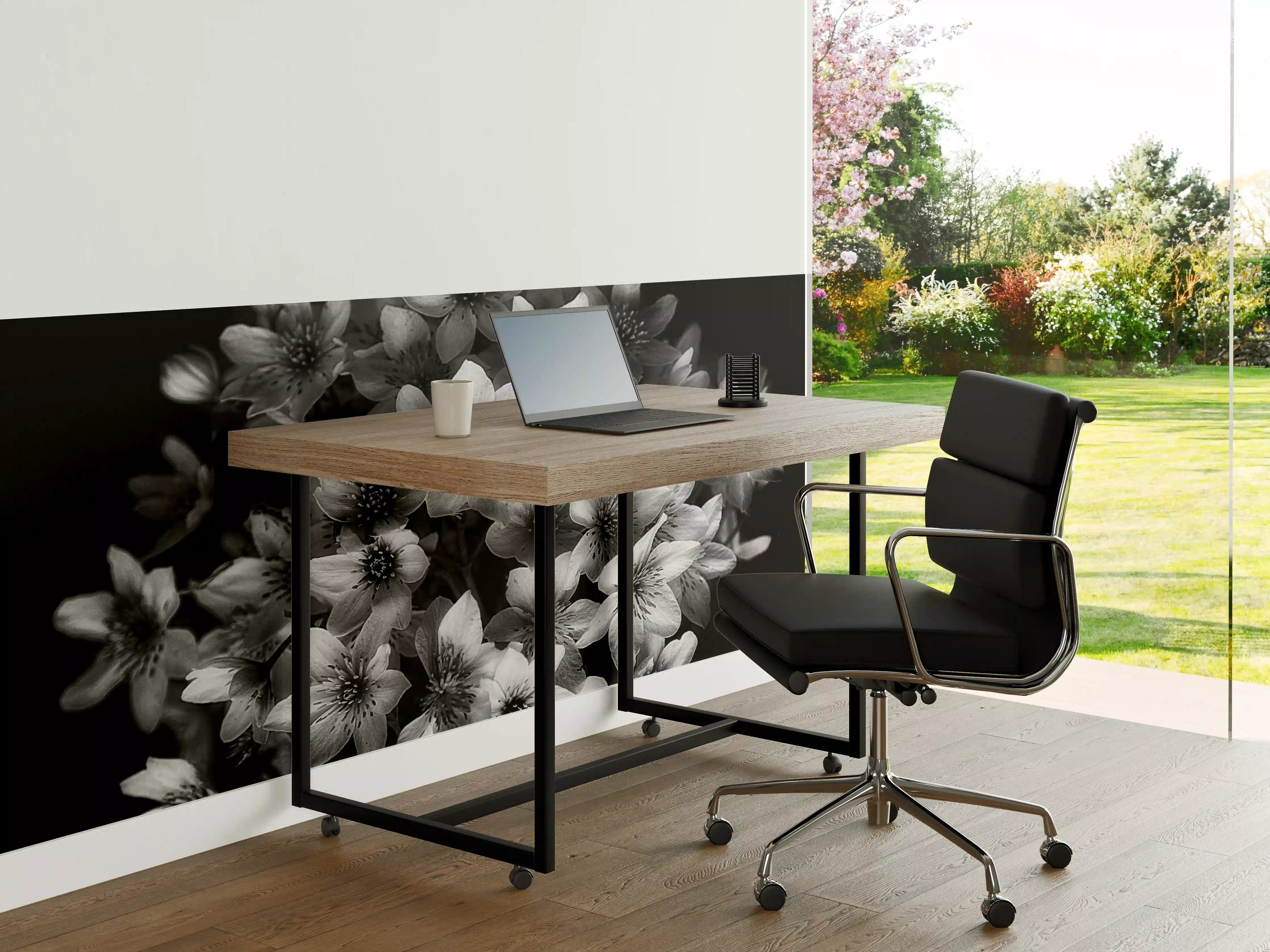 Büro Wandgestaltung - Florale Kunst - Blumenstrauß