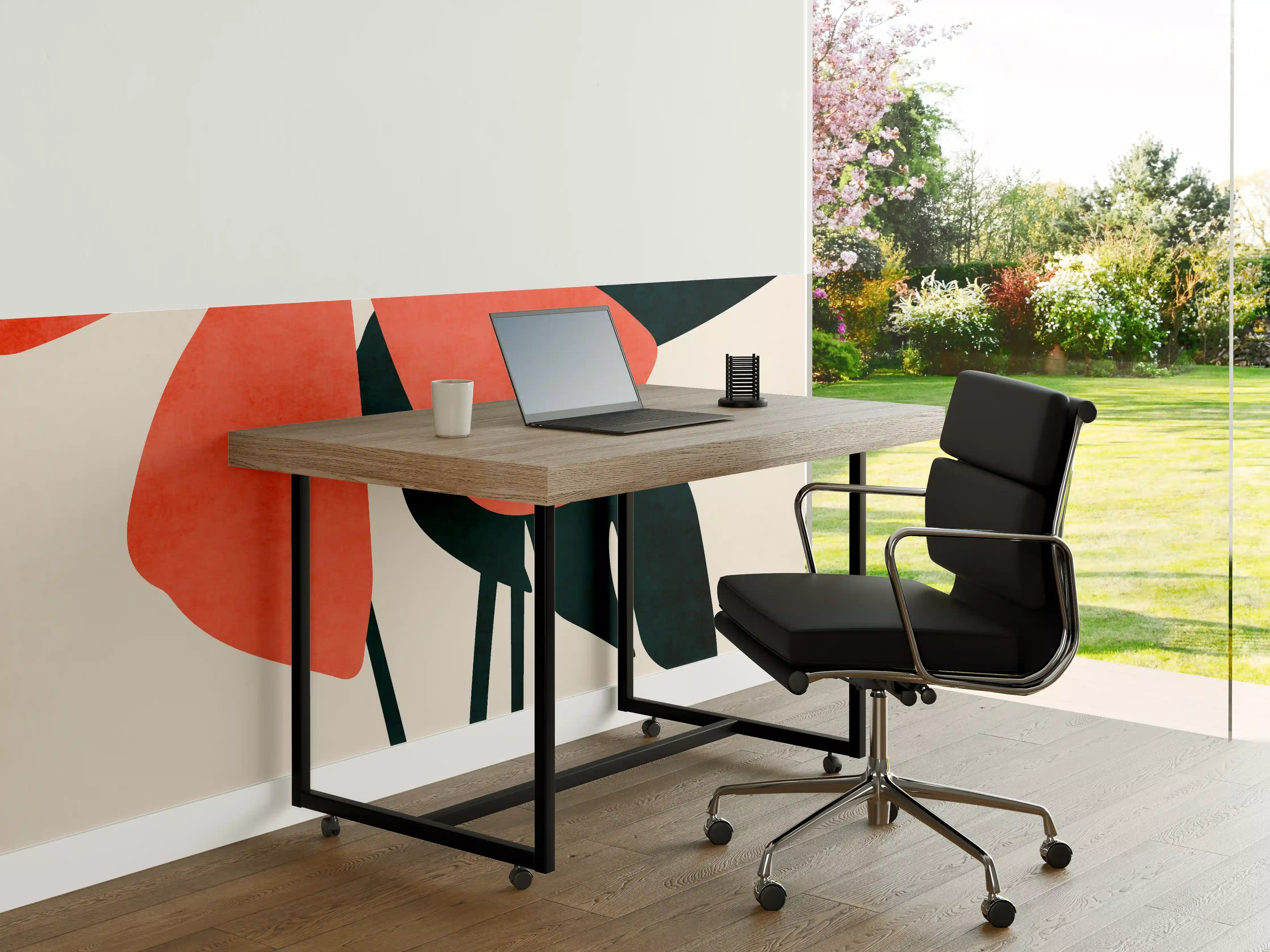 Büro Wandgestaltung - Florales Gemälde - Blumen