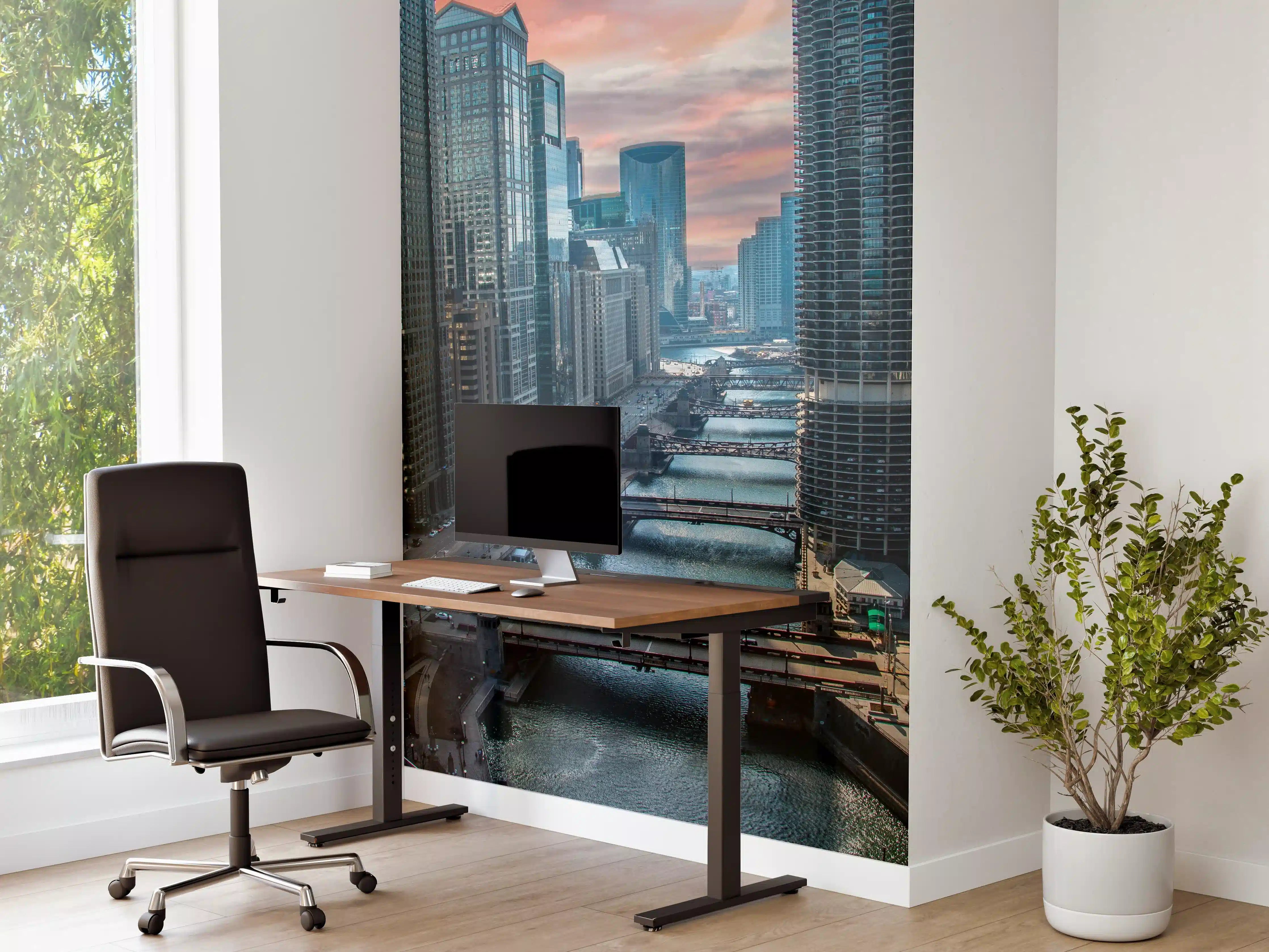 Büro Wandgestaltung - Fluss in Chicago Innenstadt