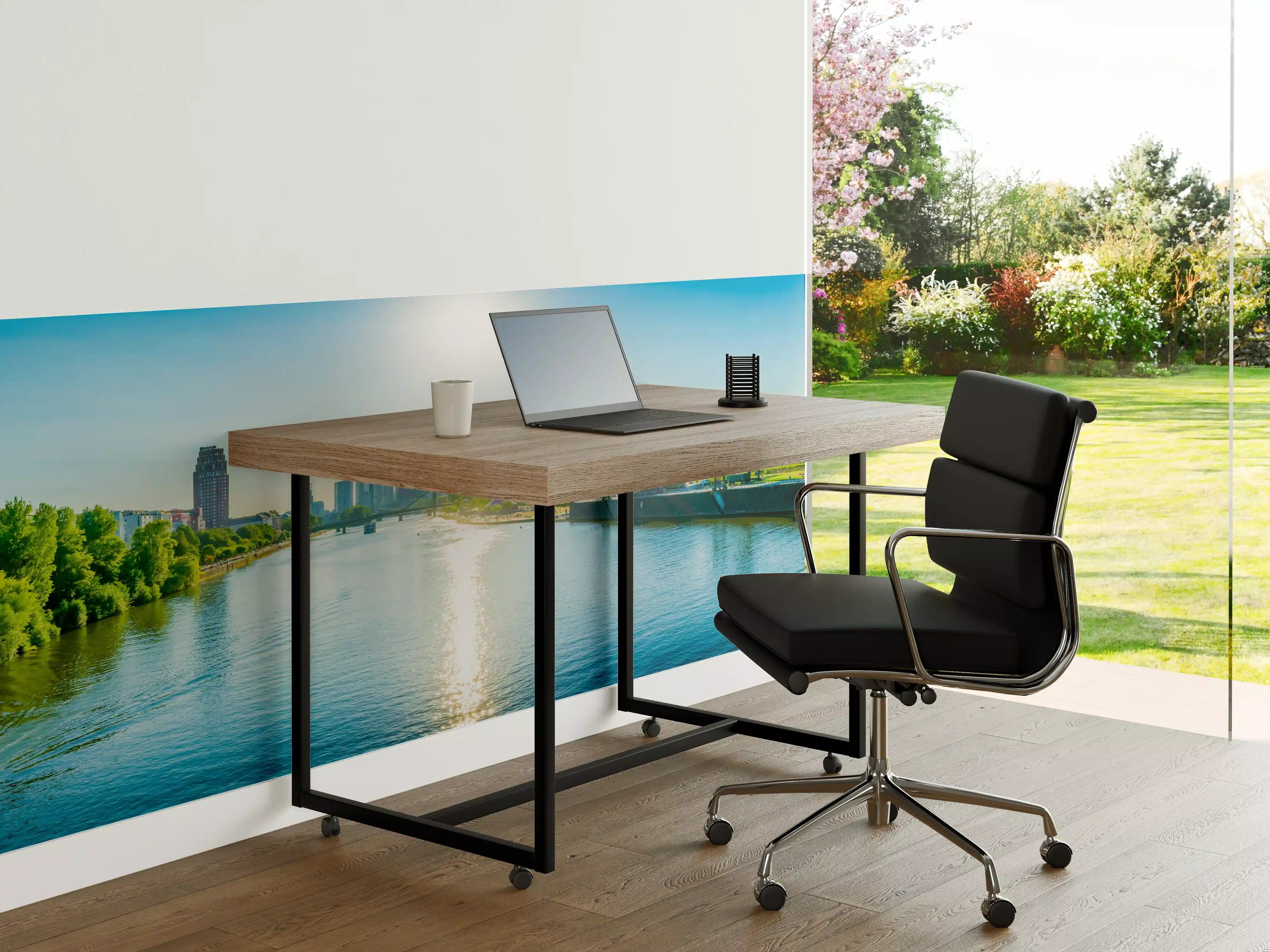 Büro Wandgestaltung - Frankfurt EZB bei Tag