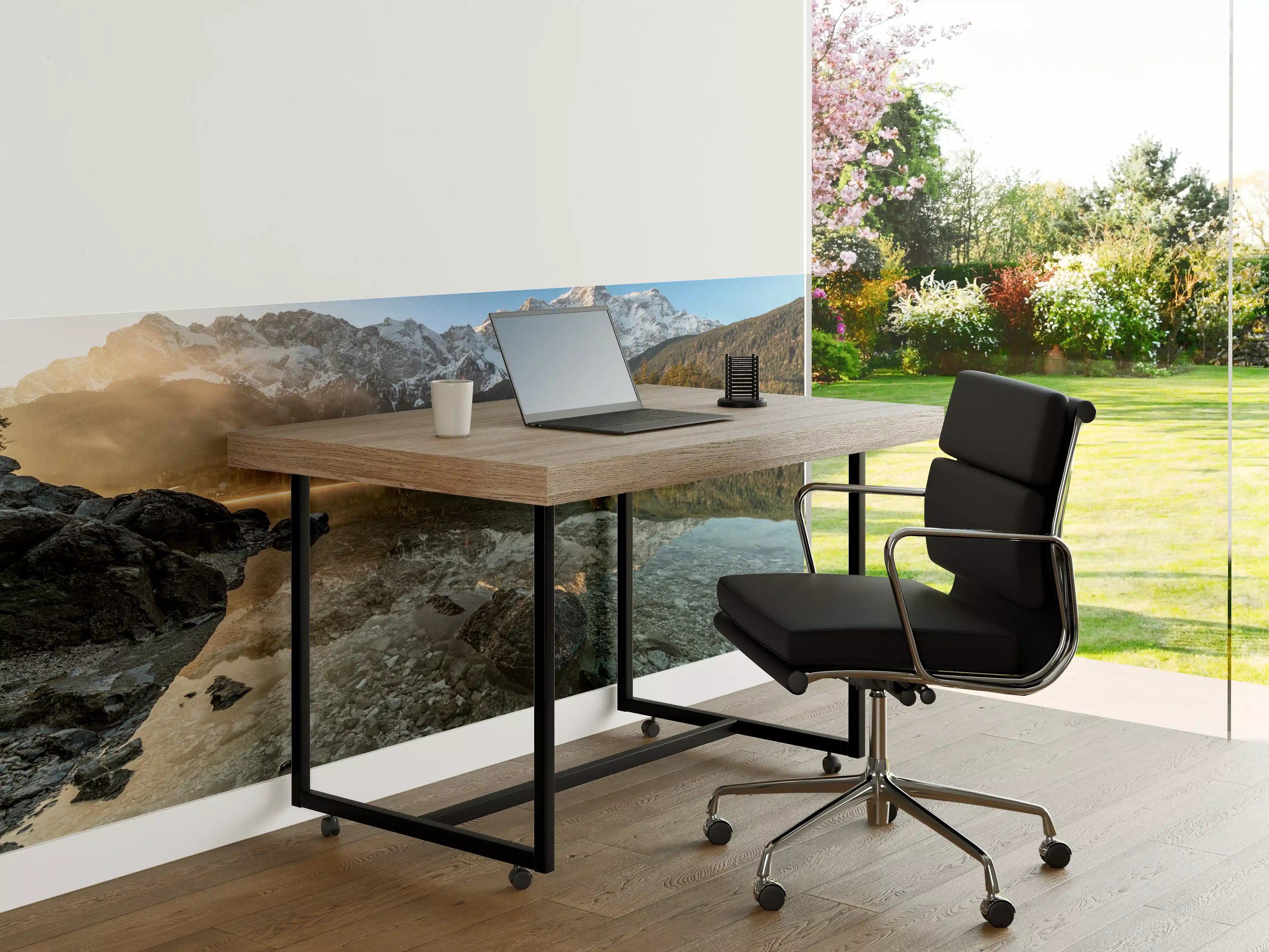 Büro Wandgestaltung - Friedliche Aussicht auf den Eibsee - Bayern