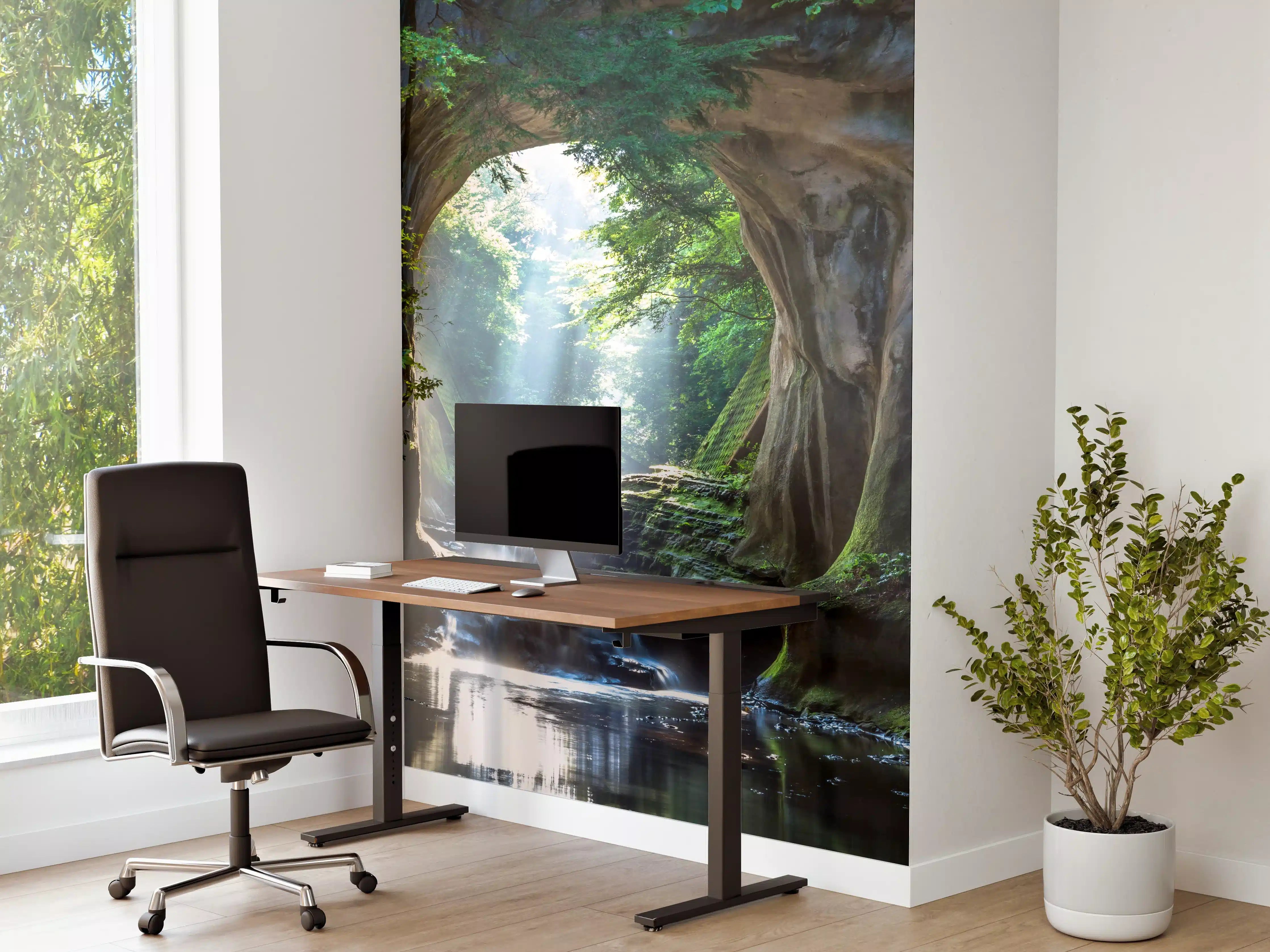 Büro Wandgestaltung - Friedlicher Chiba Wasserfall